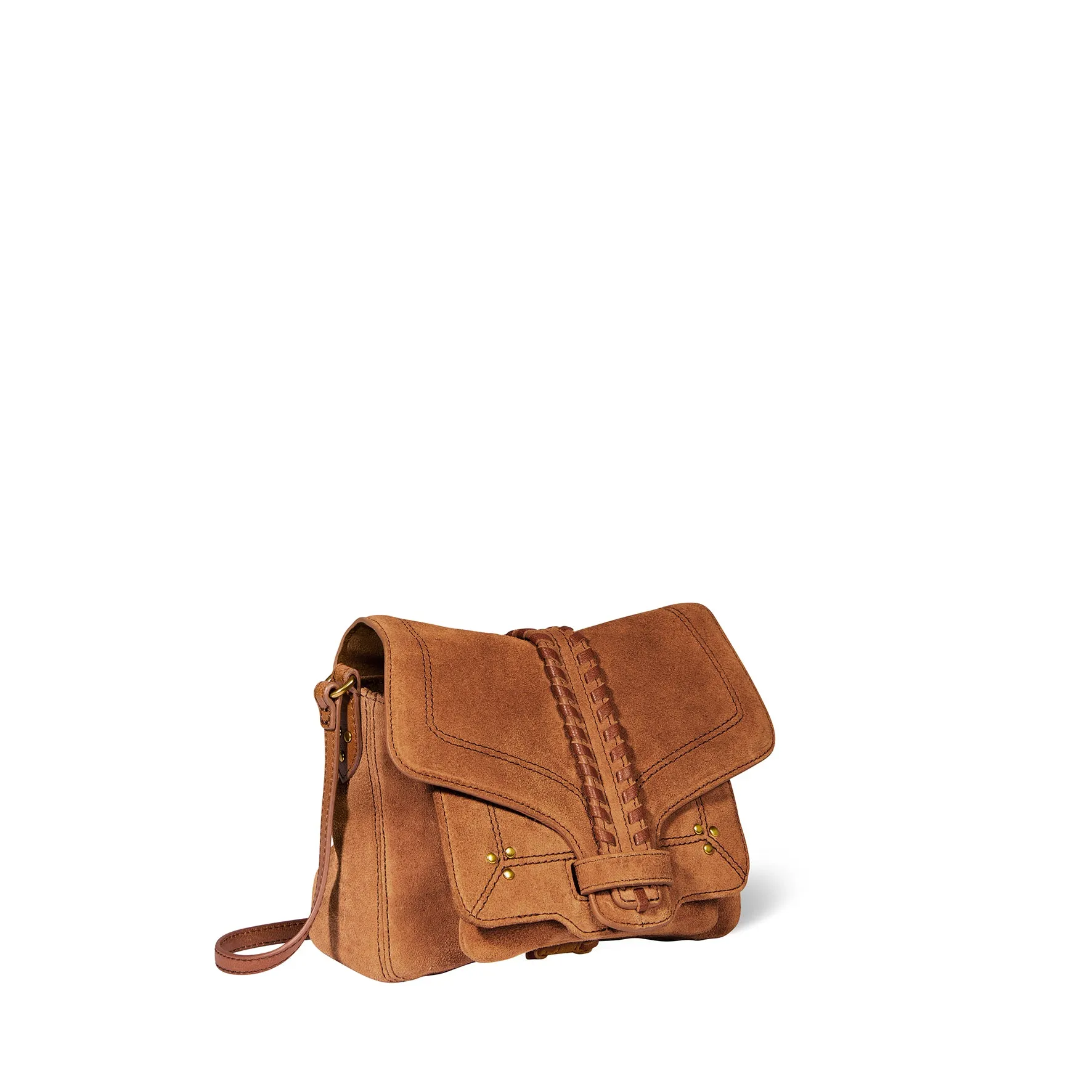 Sac Harry S Croûte Velours Caramel sold by Jerome Dreyfuss product image thumbnail 3