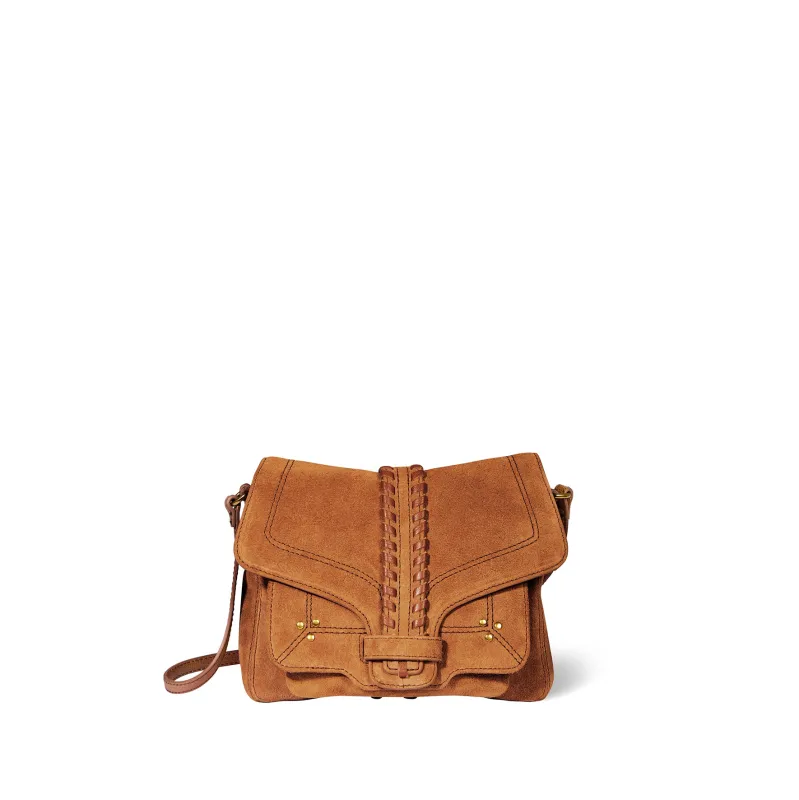 Sac Harry S Croûte Velours Caramel made by Jerome Dreyfuss