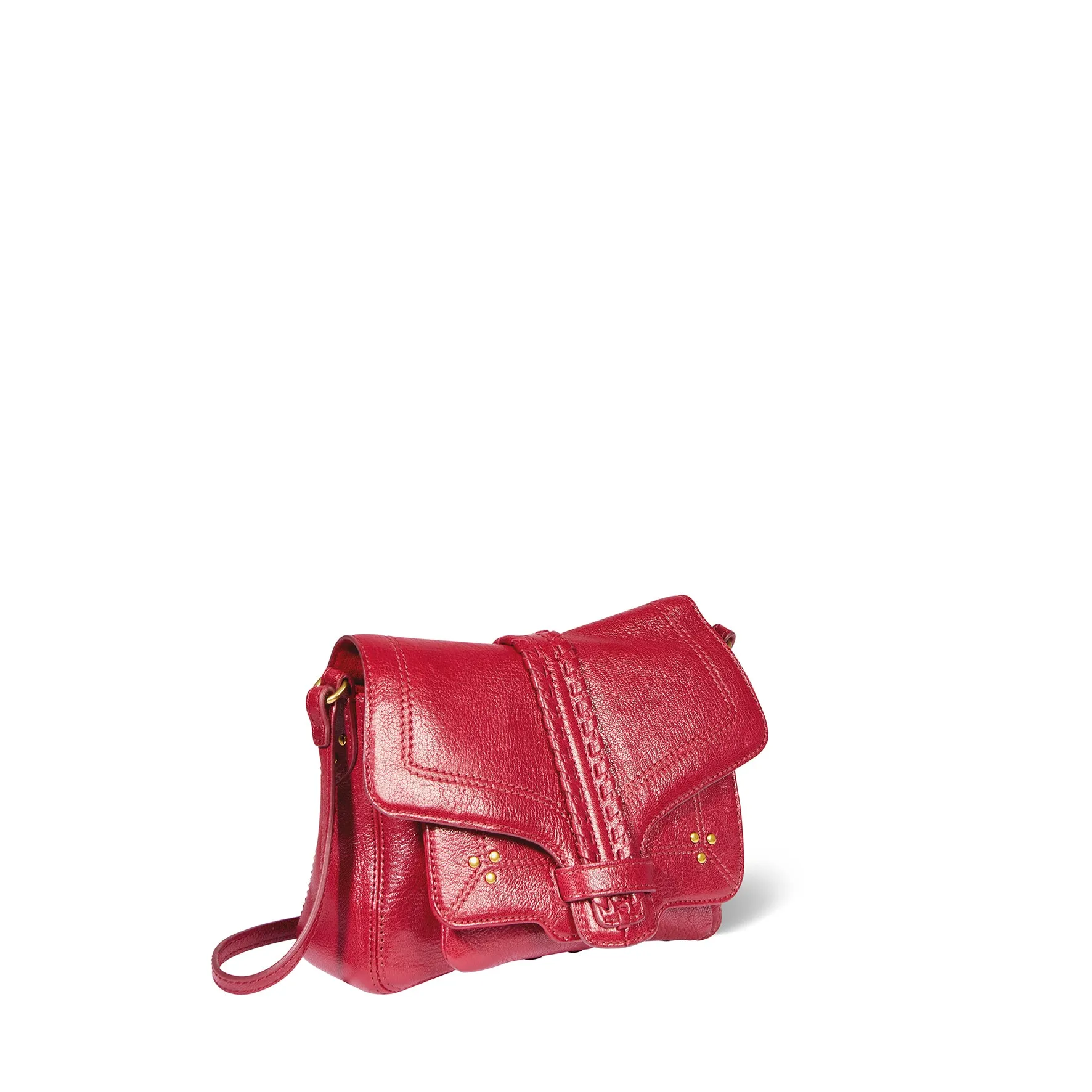 Sac Harry S Chèvre Carmin sold by Jerome Dreyfuss product image thumbnail 3