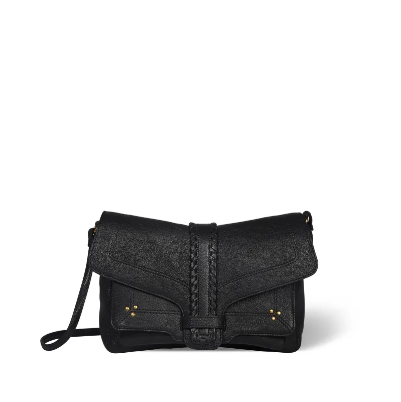 Sac Harry M Chèvre Noir Grainé made by Jerome Dreyfuss
