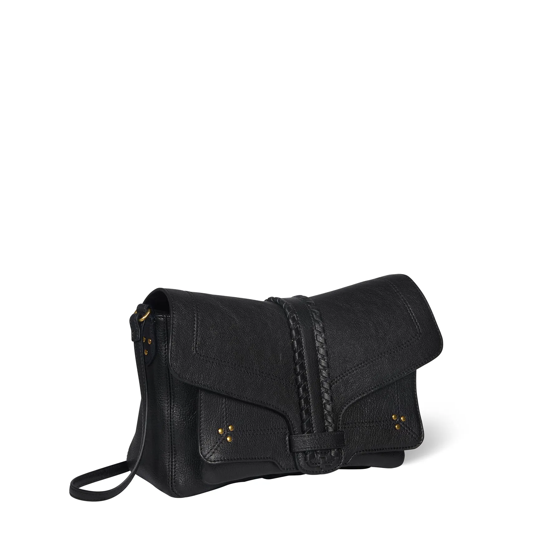 Sac Harry M Chèvre Noir Grainé sold by Jerome Dreyfuss product image thumbnail 3