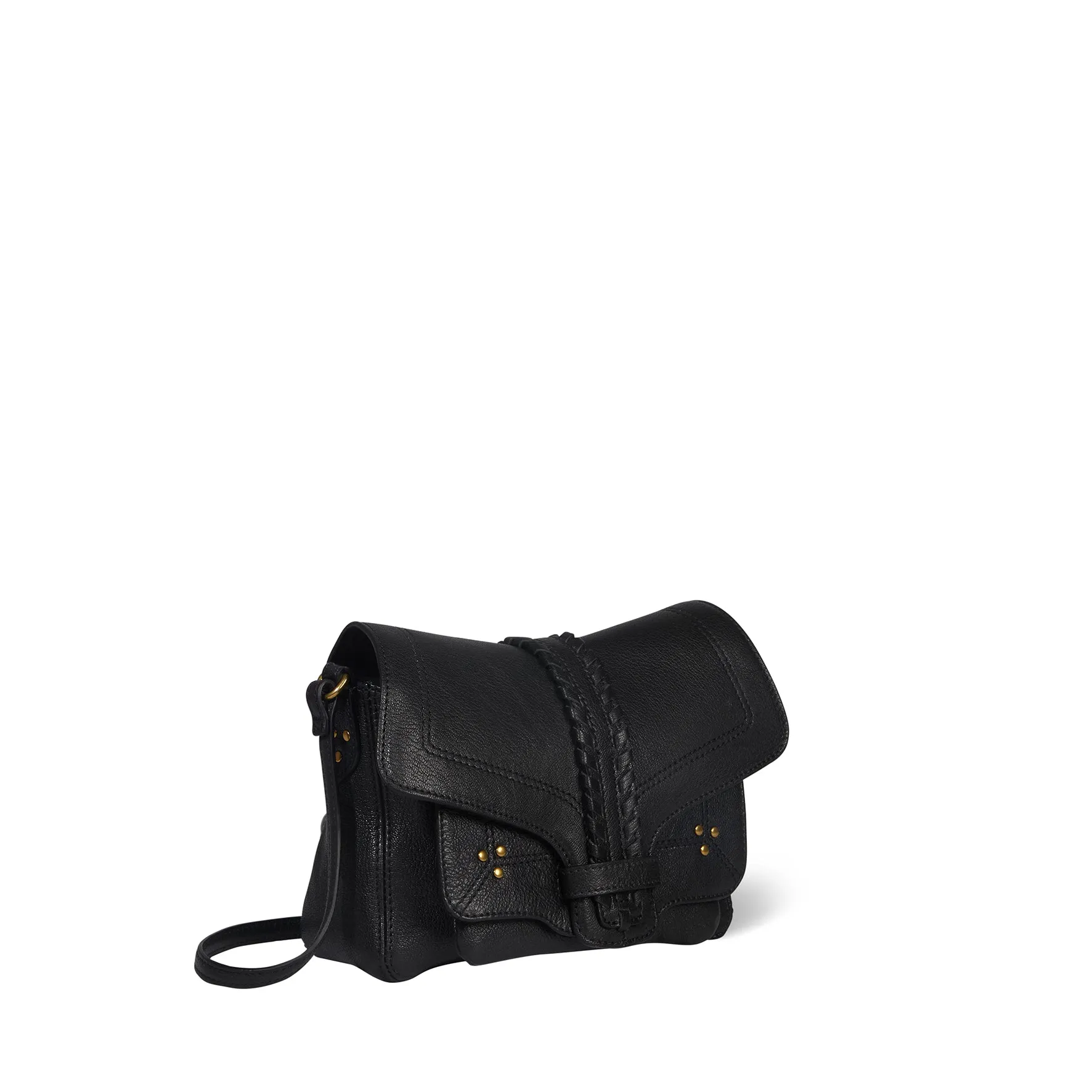 Sac Harry S Chèvre Noir Grainé sold by Jerome Dreyfuss product image thumbnail 3