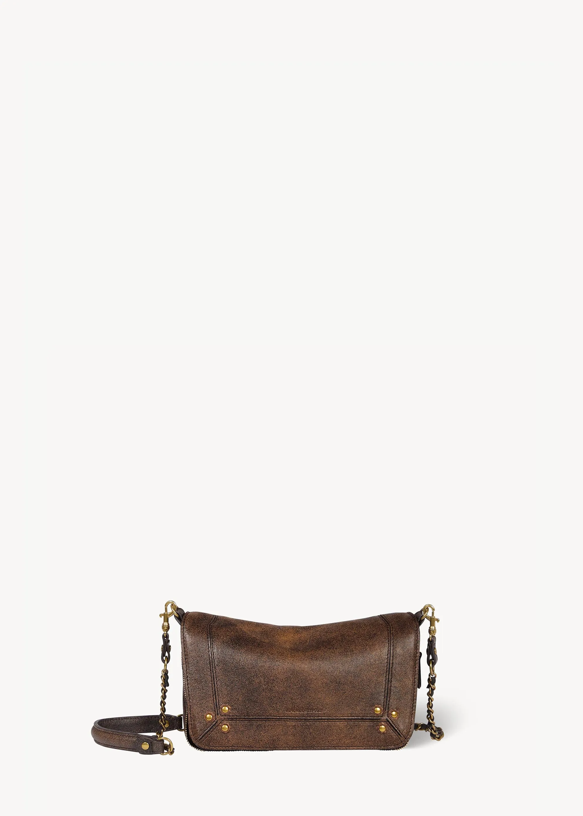 Sac Bobi S Agneau Marron used sold by Jerome Dreyfuss