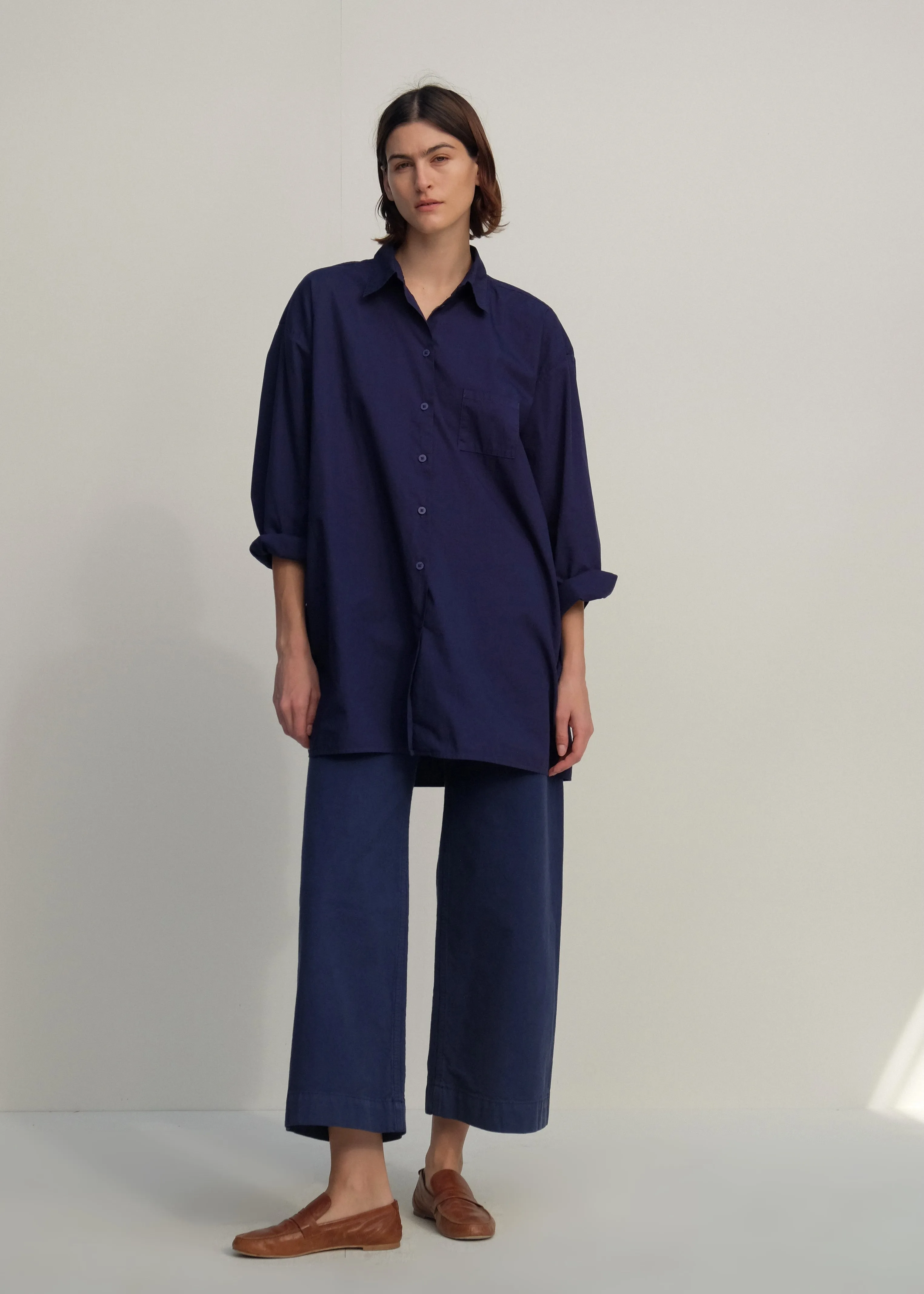 Painter Shirt - Bill Cunningham Blue sold by Jesse Kamm