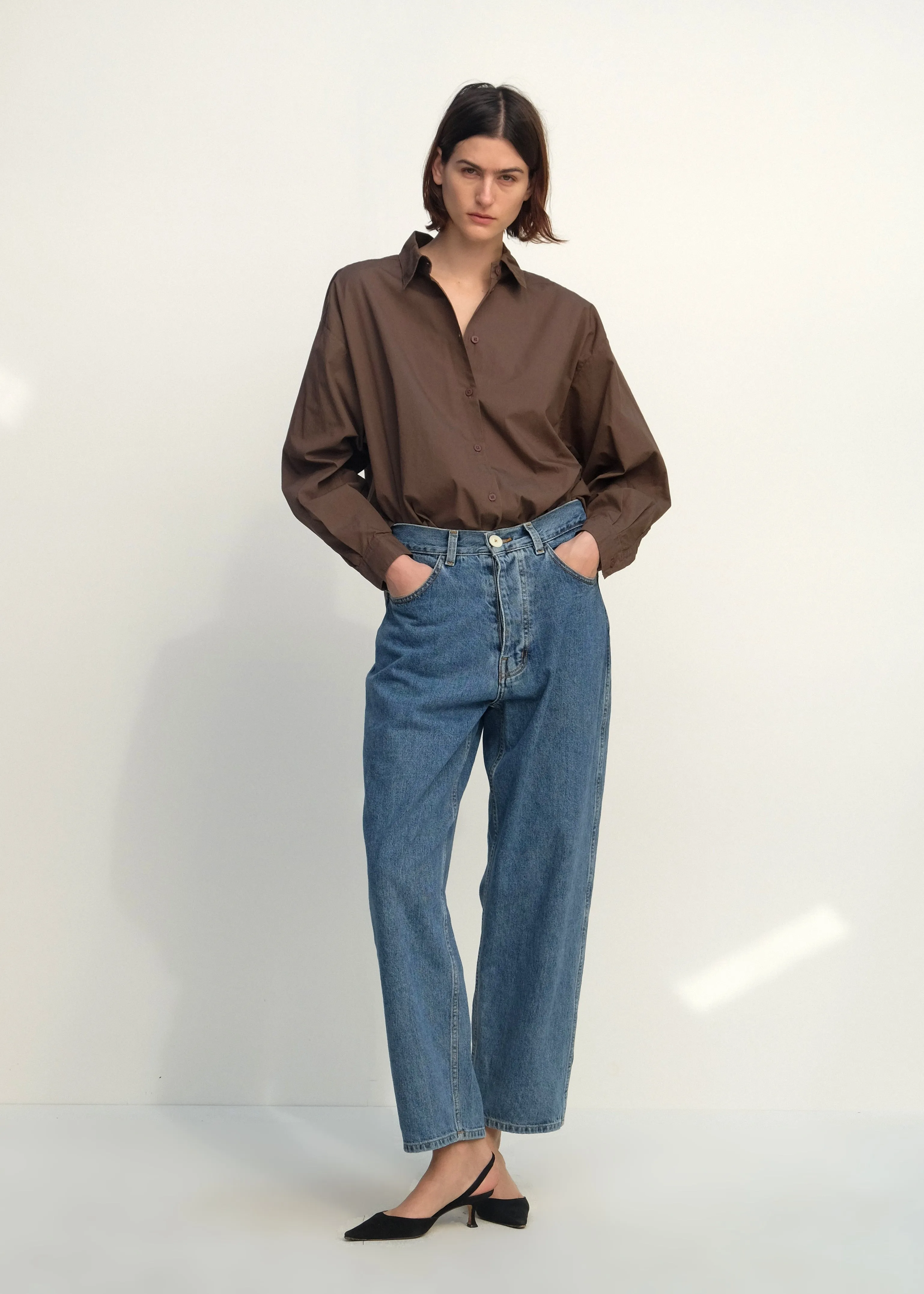 Alberta Shirt - Mushroom sold by Jesse Kamm