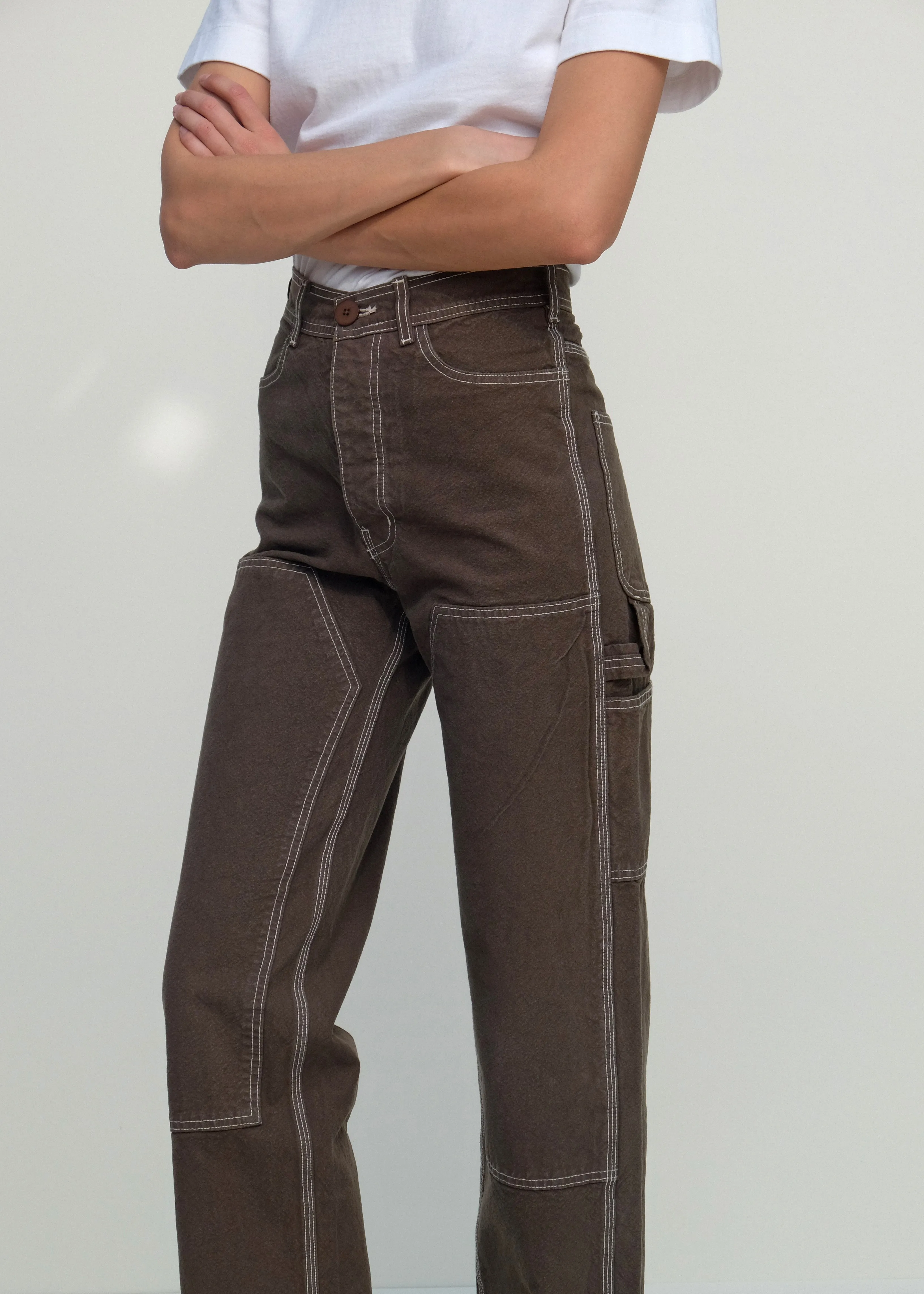 Patchfront Handy Pants - Mushroom sold by Jesse Kamm product image thumbnail 4