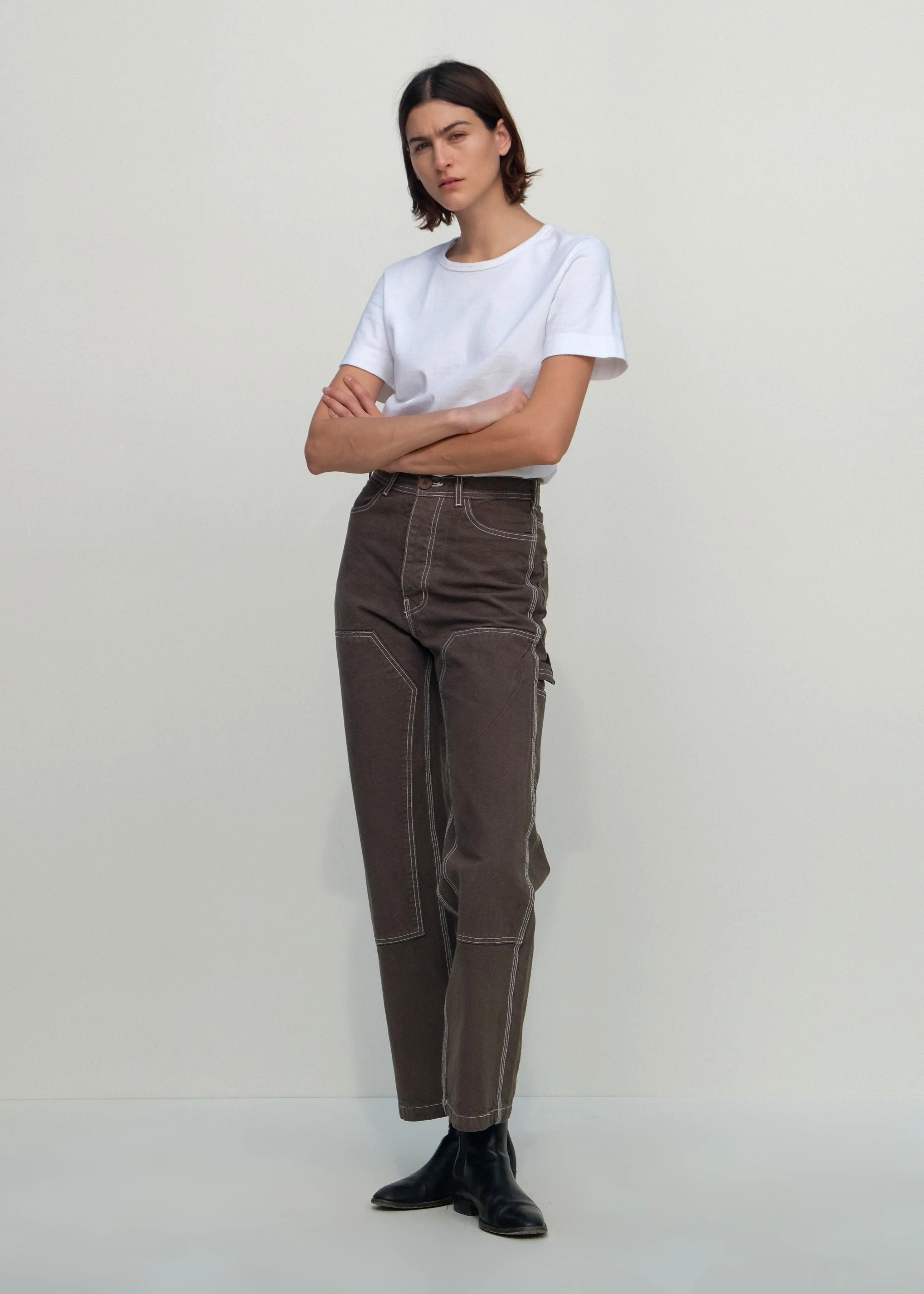 Patchfront Handy Pants - Mushroom sold by Jesse Kamm product image thumbnail 2
