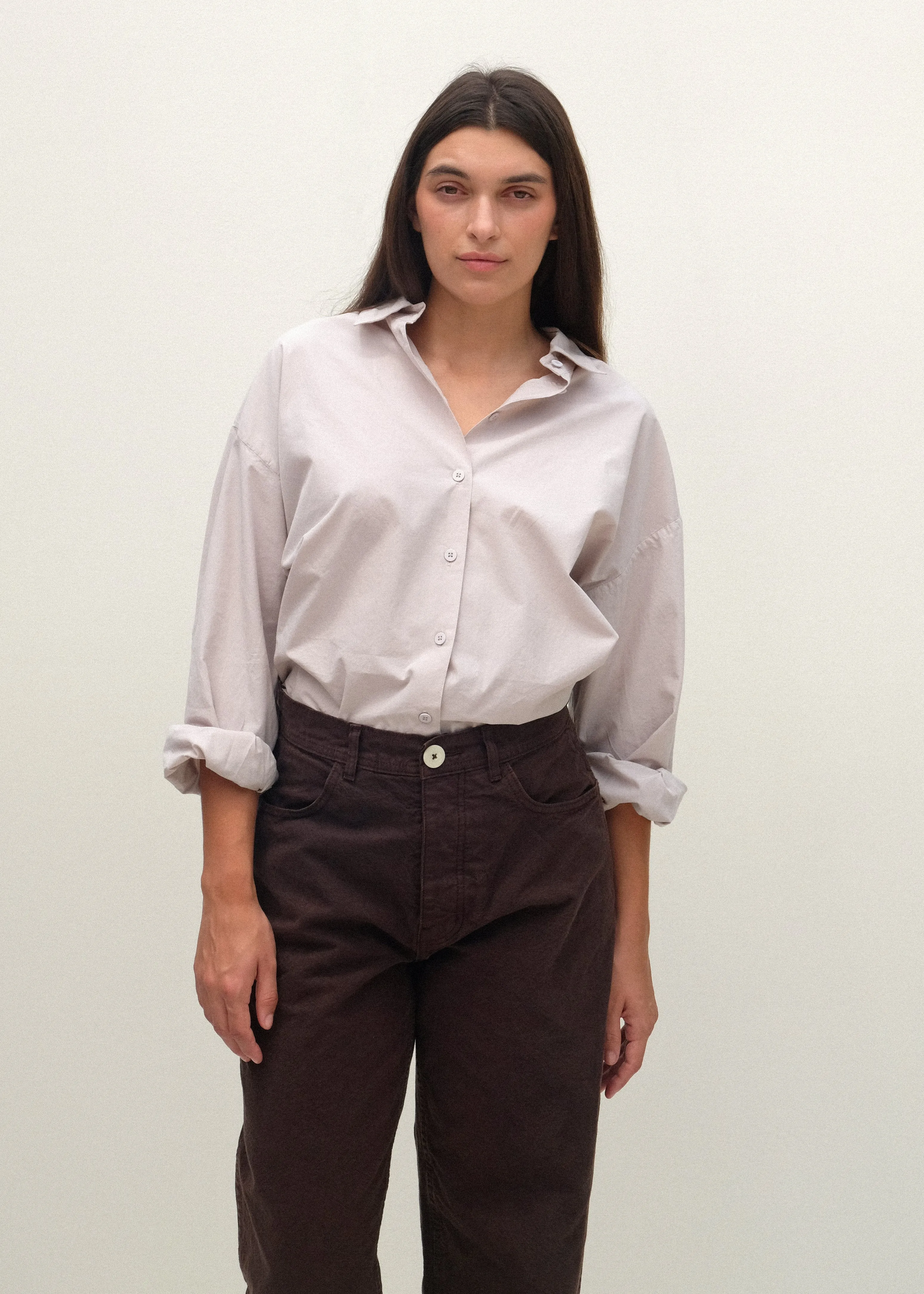 Alberta Shirt - Taupe sold by Jesse Kamm product image thumbnail 2