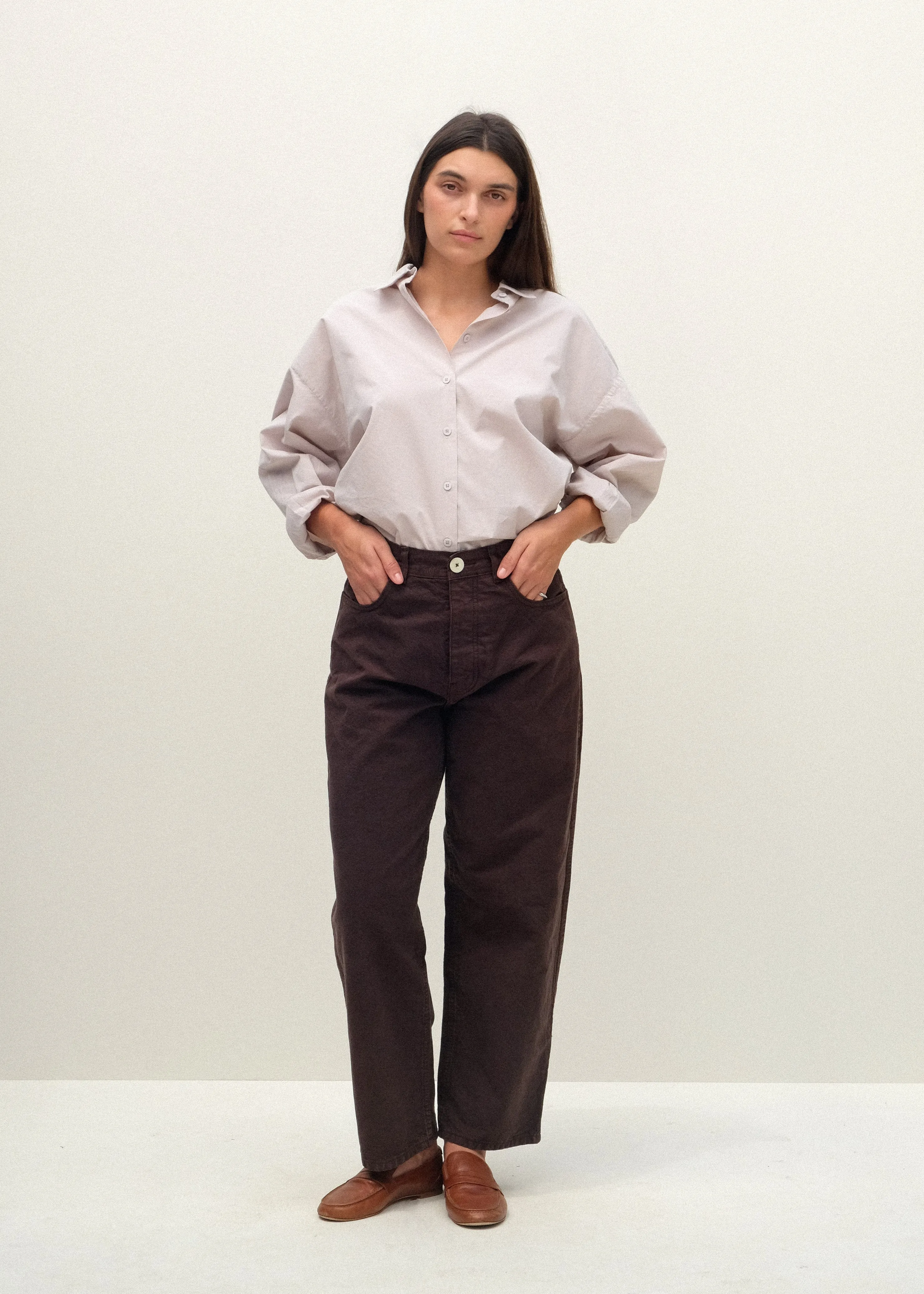 Alberta Shirt - Taupe sold by Jesse Kamm product image thumbnail 5