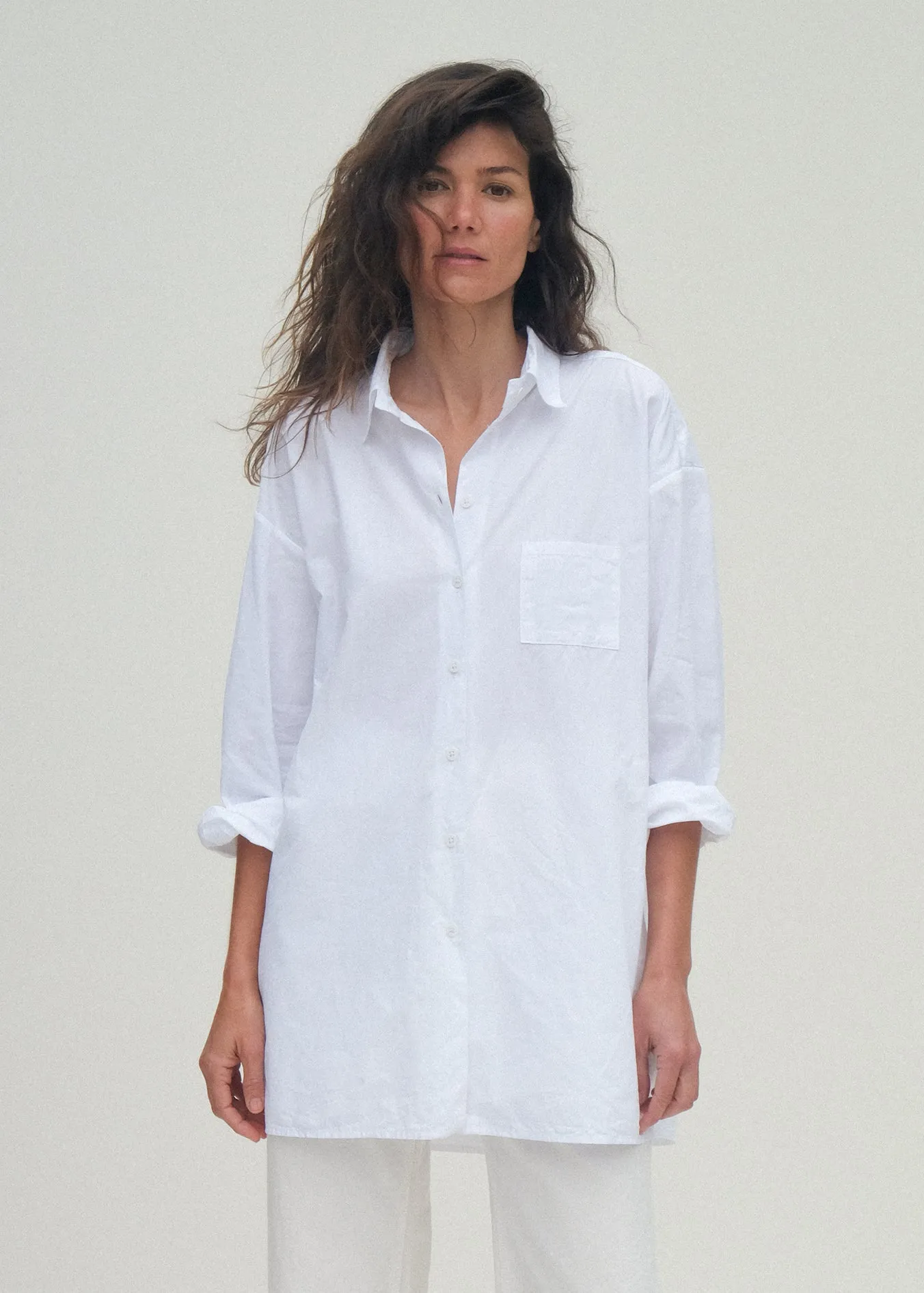 Painter Shirt - Paper White sold by Jesse Kamm product image thumbnail 2