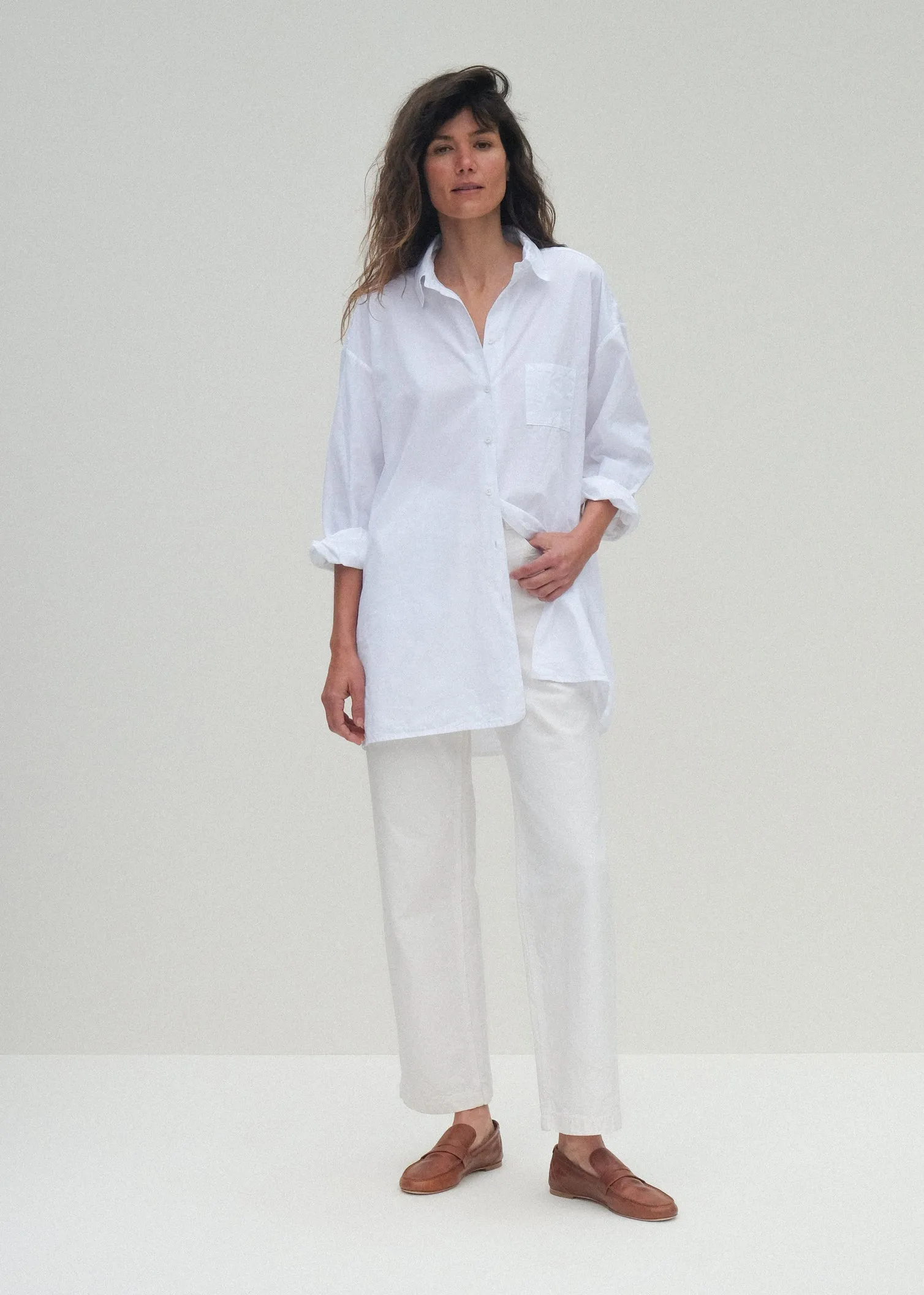 Painter Shirt - Paper White sold by Jesse Kamm product image thumbnail 5