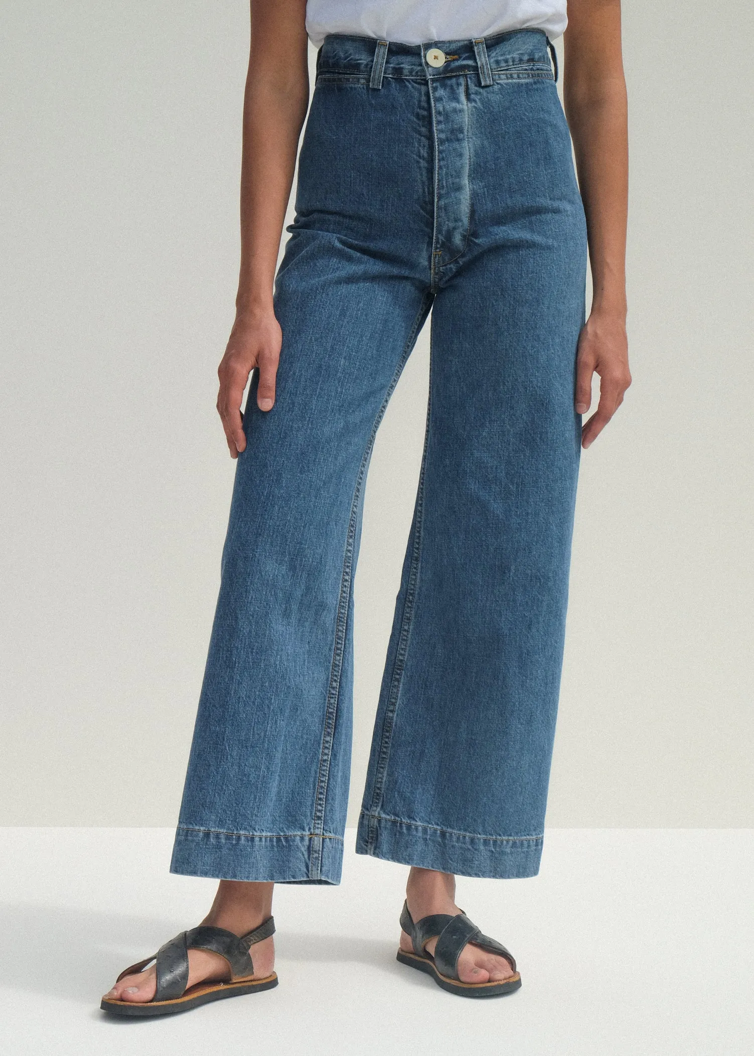 Sailor Pants - Cowboy Blue Denim sold by Jesse Kamm product image thumbnail 2