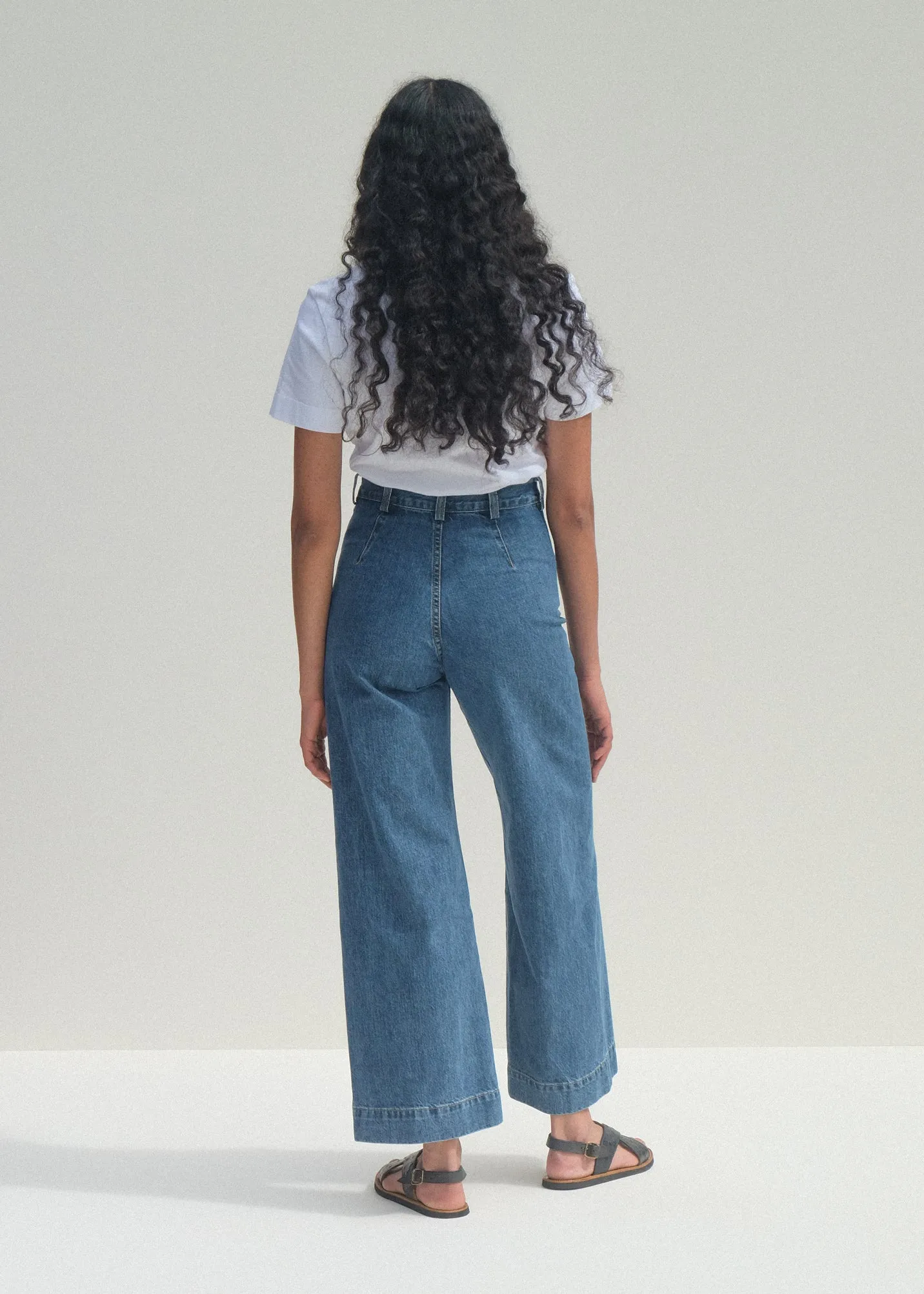 Sailor Pants - Cowboy Blue Denim sold by Jesse Kamm product image thumbnail 5
