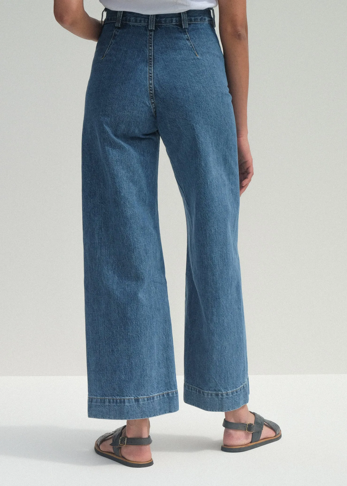 Sailor Pants - Cowboy Blue Denim sold by Jesse Kamm product image thumbnail 4
