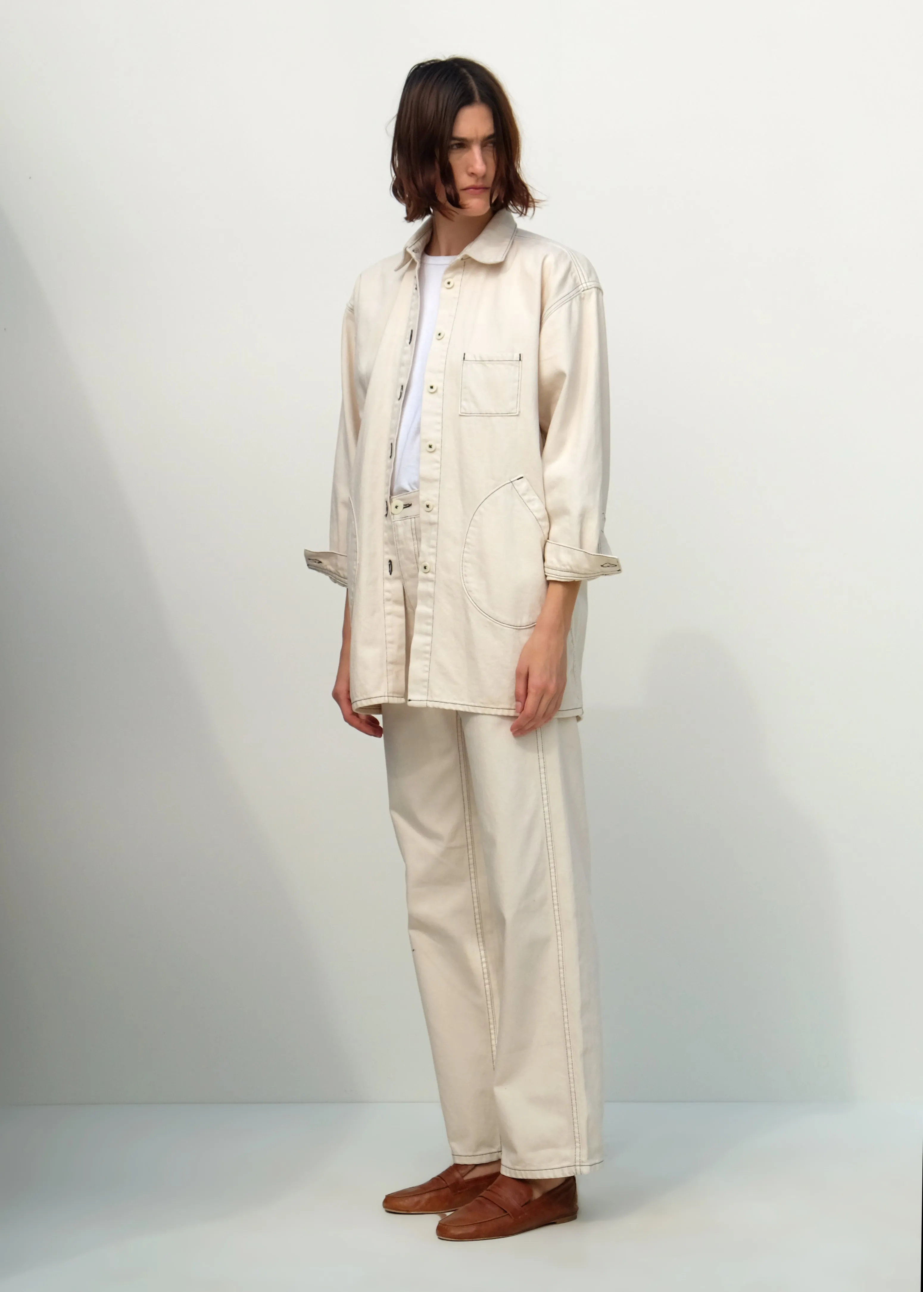 Okuda Jacket - Natural Denim sold by Jesse Kamm product image thumbnail 5