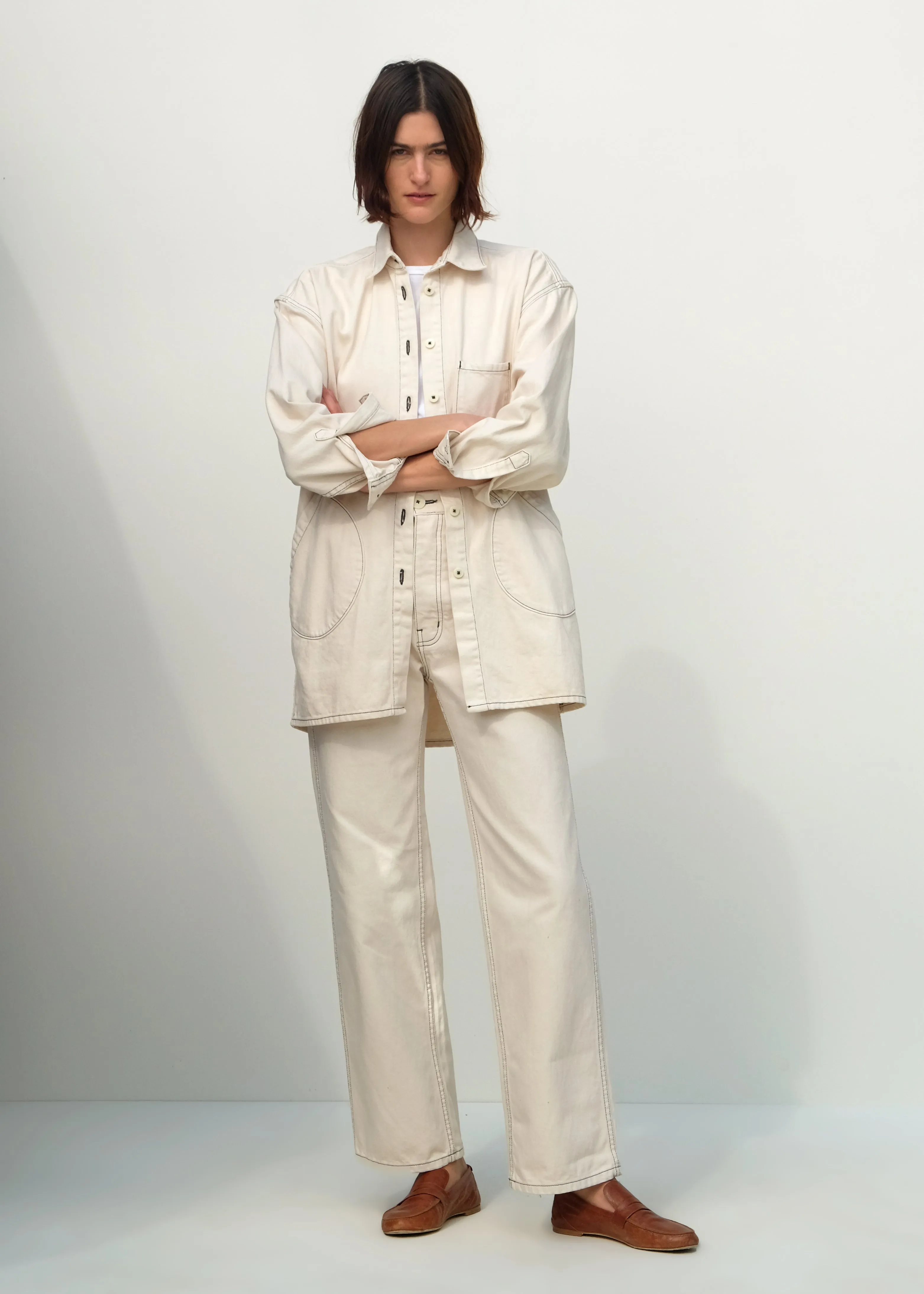 Okuda Jacket - Natural Denim sold by Jesse Kamm product image thumbnail 3