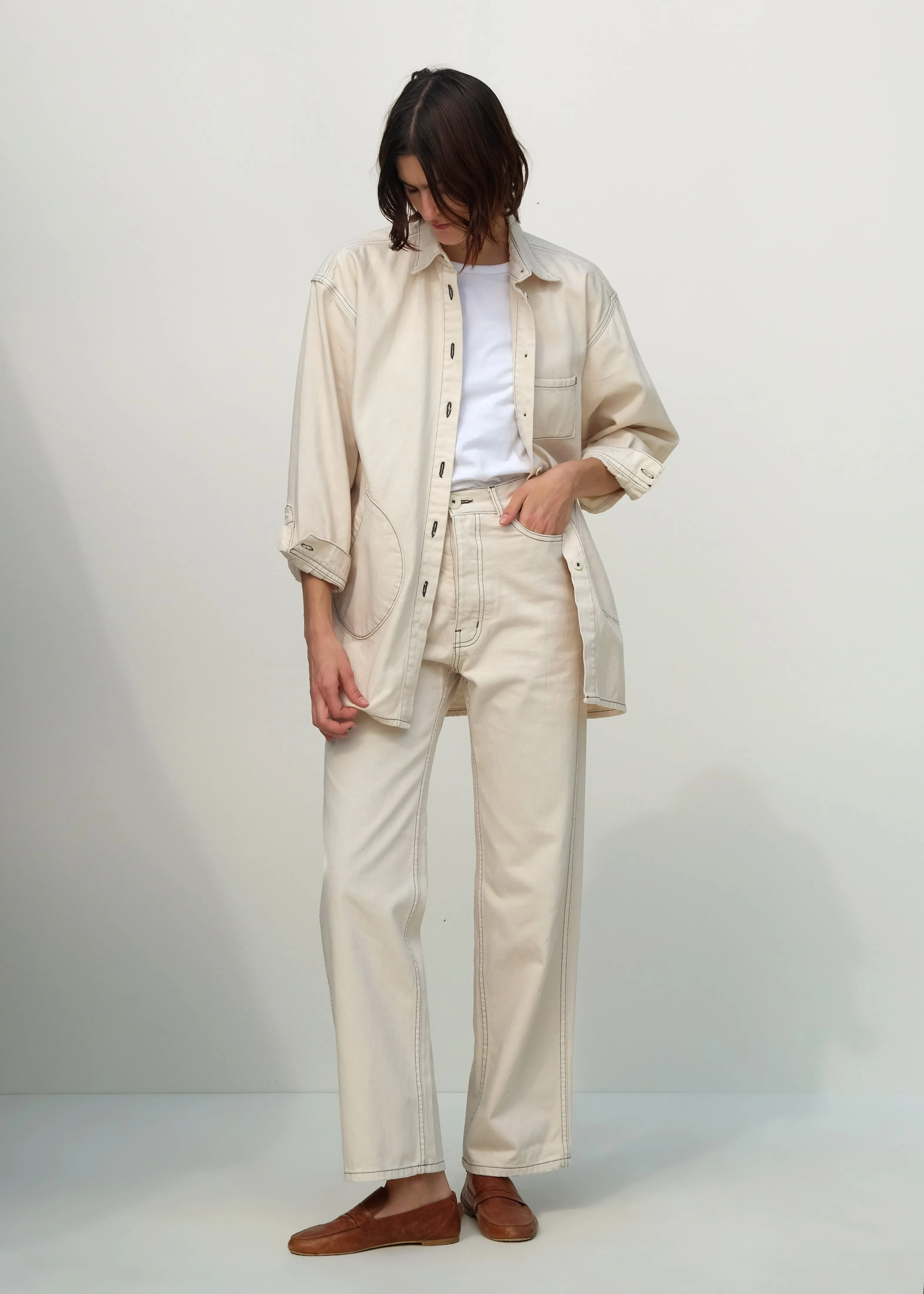 Okuda Jacket - Natural Denim sold by Jesse Kamm product image thumbnail 4