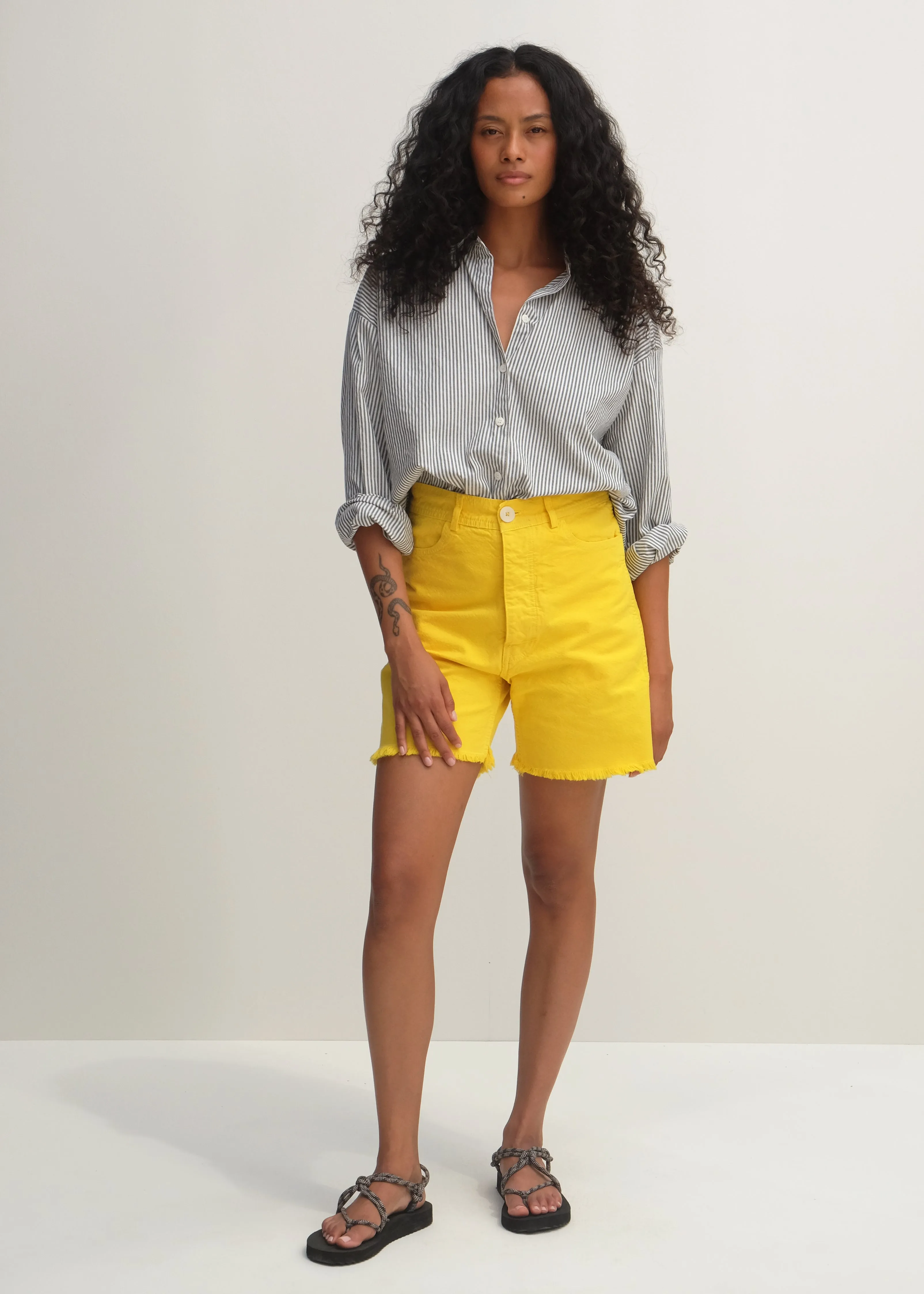 Lake Shorts - Primary Yellow sold by Jesse Kamm