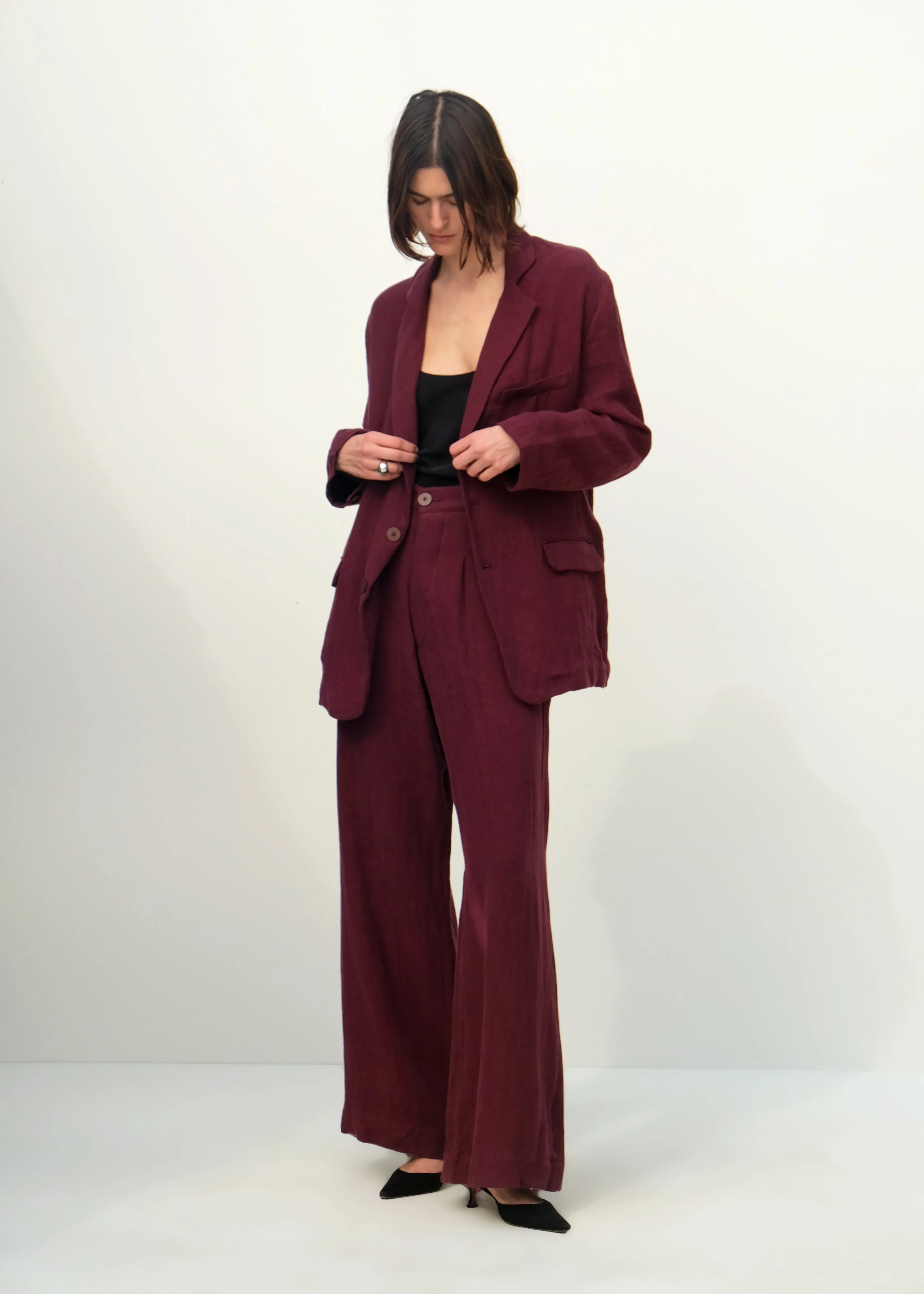 Basque Blazer - Vino sold by Jesse Kamm product image thumbnail 3
