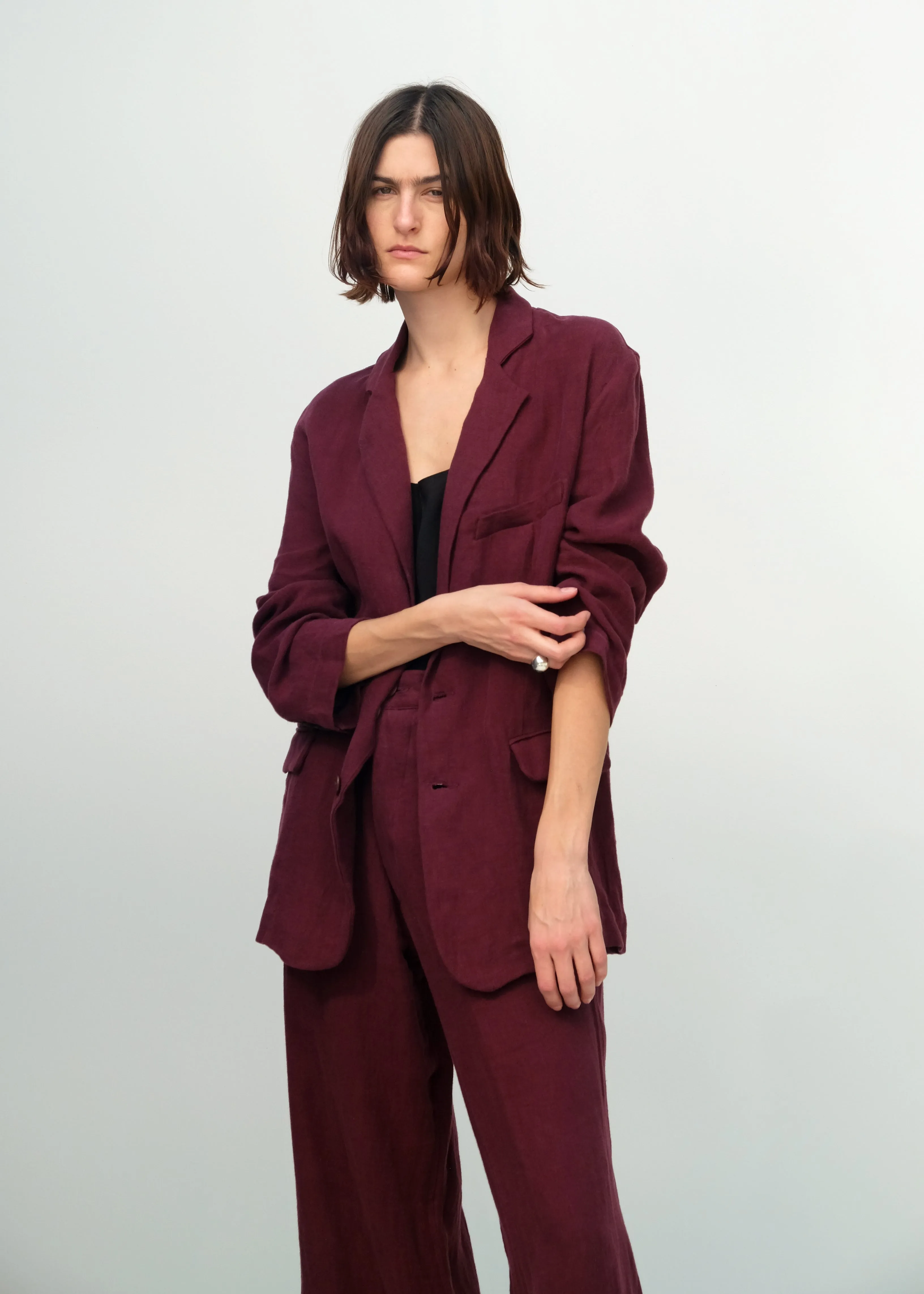 Basque Blazer - Vino sold by Jesse Kamm product image thumbnail 2