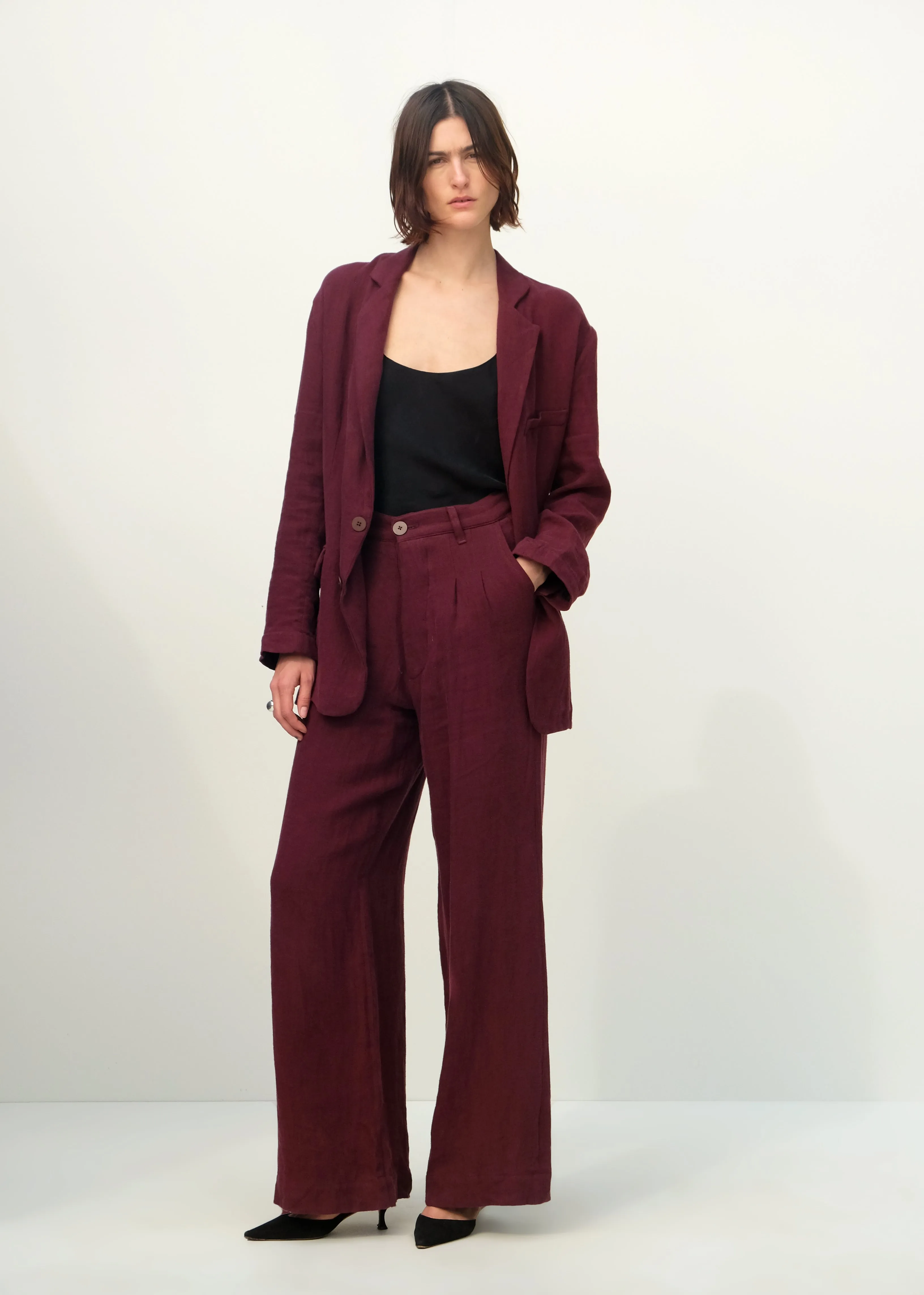 Basque Blazer - Vino sold by Jesse Kamm product image thumbnail 4