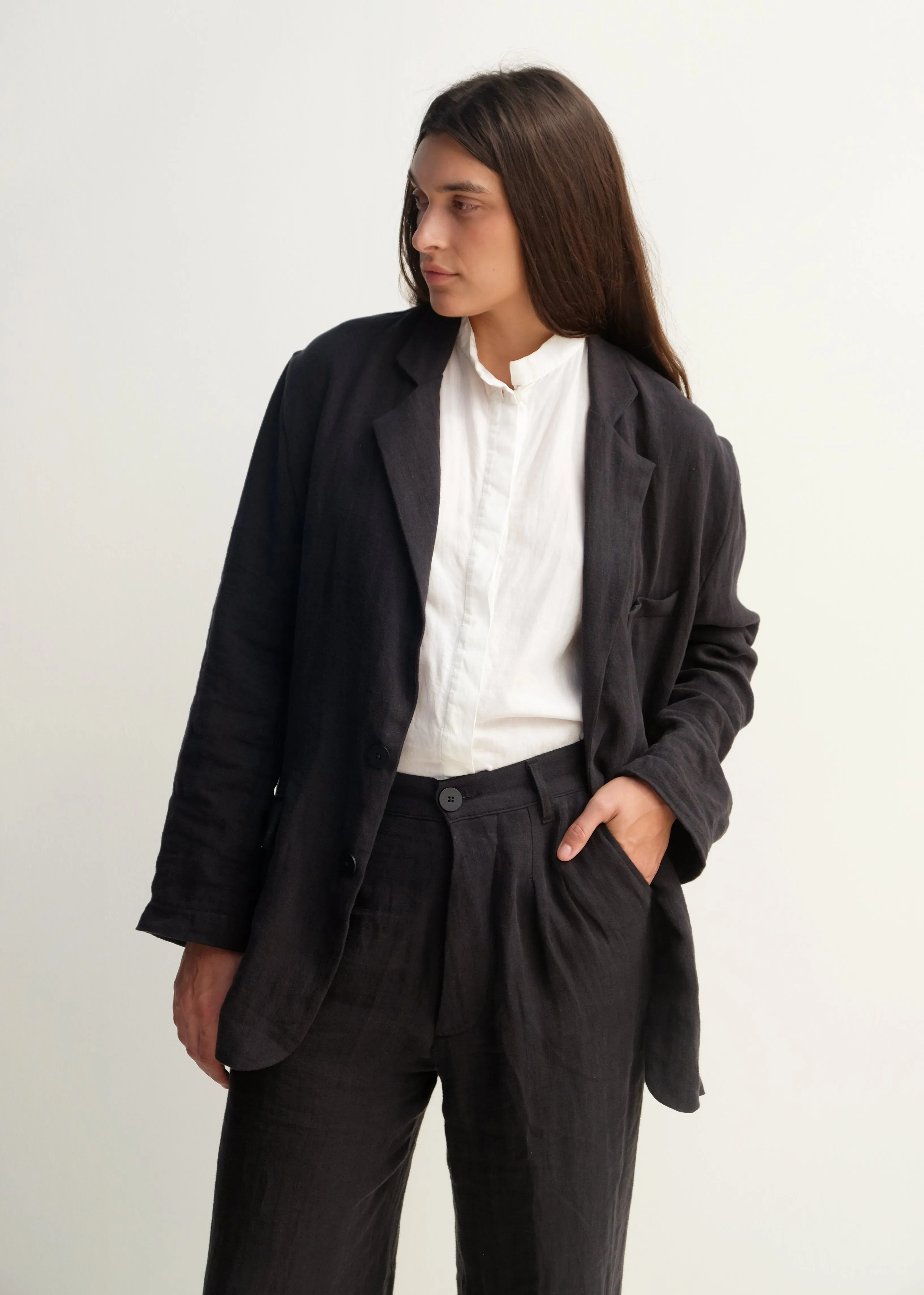Basque Blazer - Black sold by Jesse Kamm product image thumbnail 5