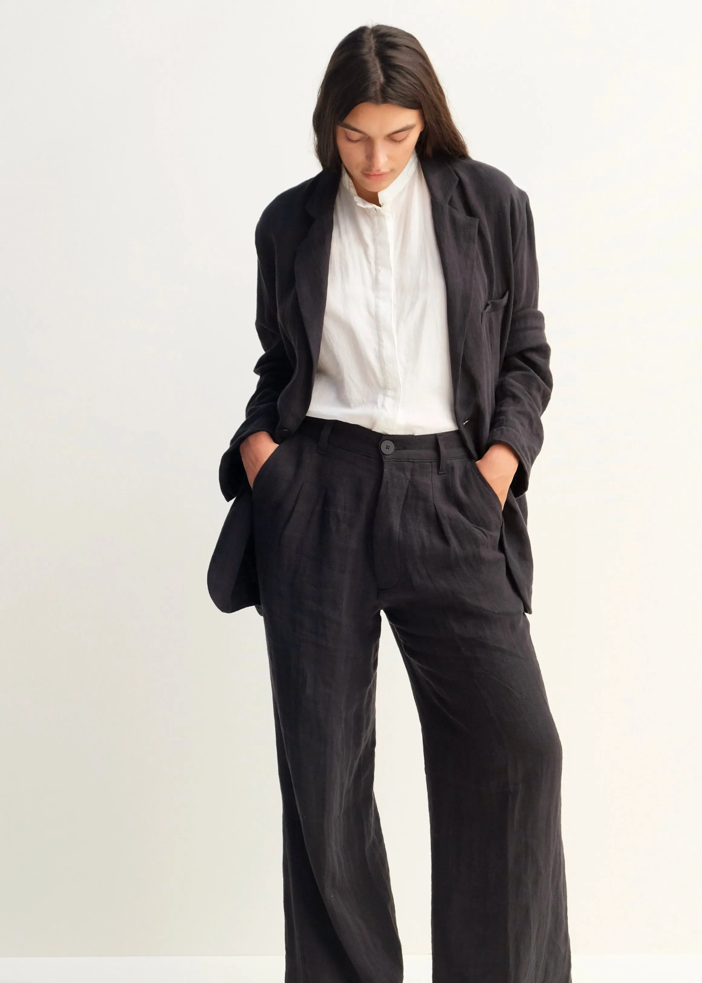 Basque Blazer - Black sold by Jesse Kamm product image thumbnail 3