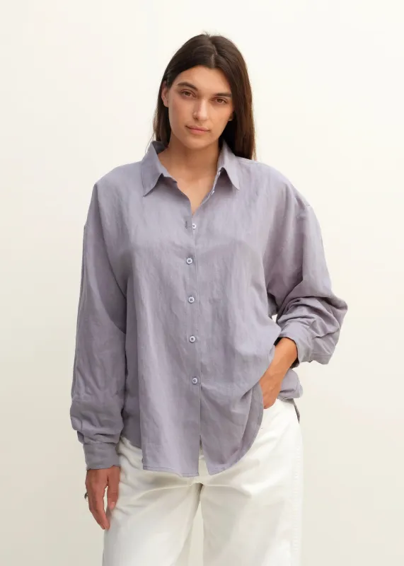 Alberta Shirt - Shark Linen sold by Jesse Kamm