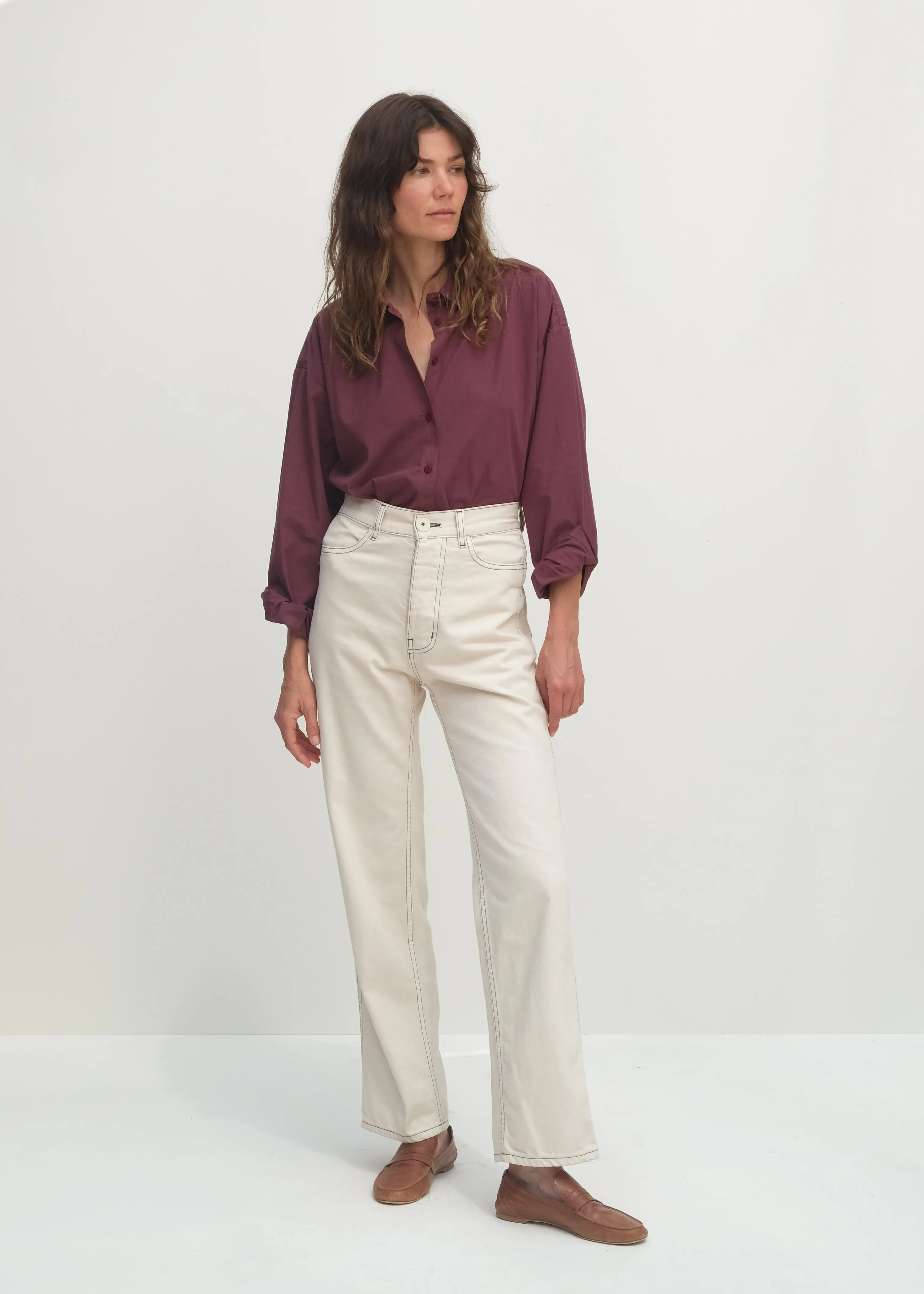Alberta Shirt - Vino sold by Jesse Kamm product image thumbnail 3