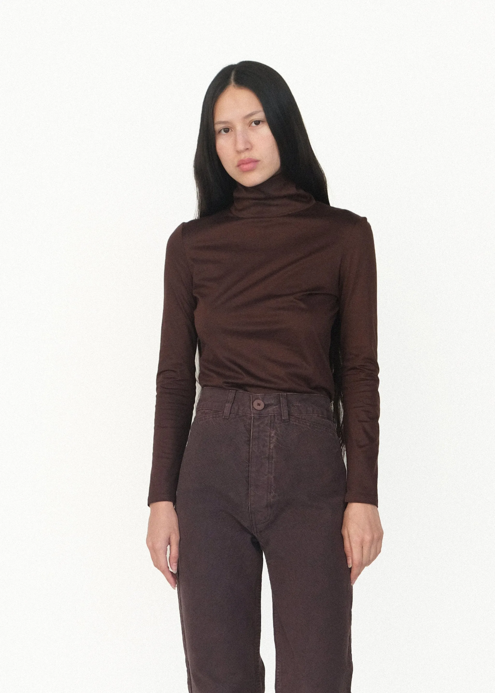 Classic Turtleneck - Raisin sold by Jesse Kamm product image thumbnail 3