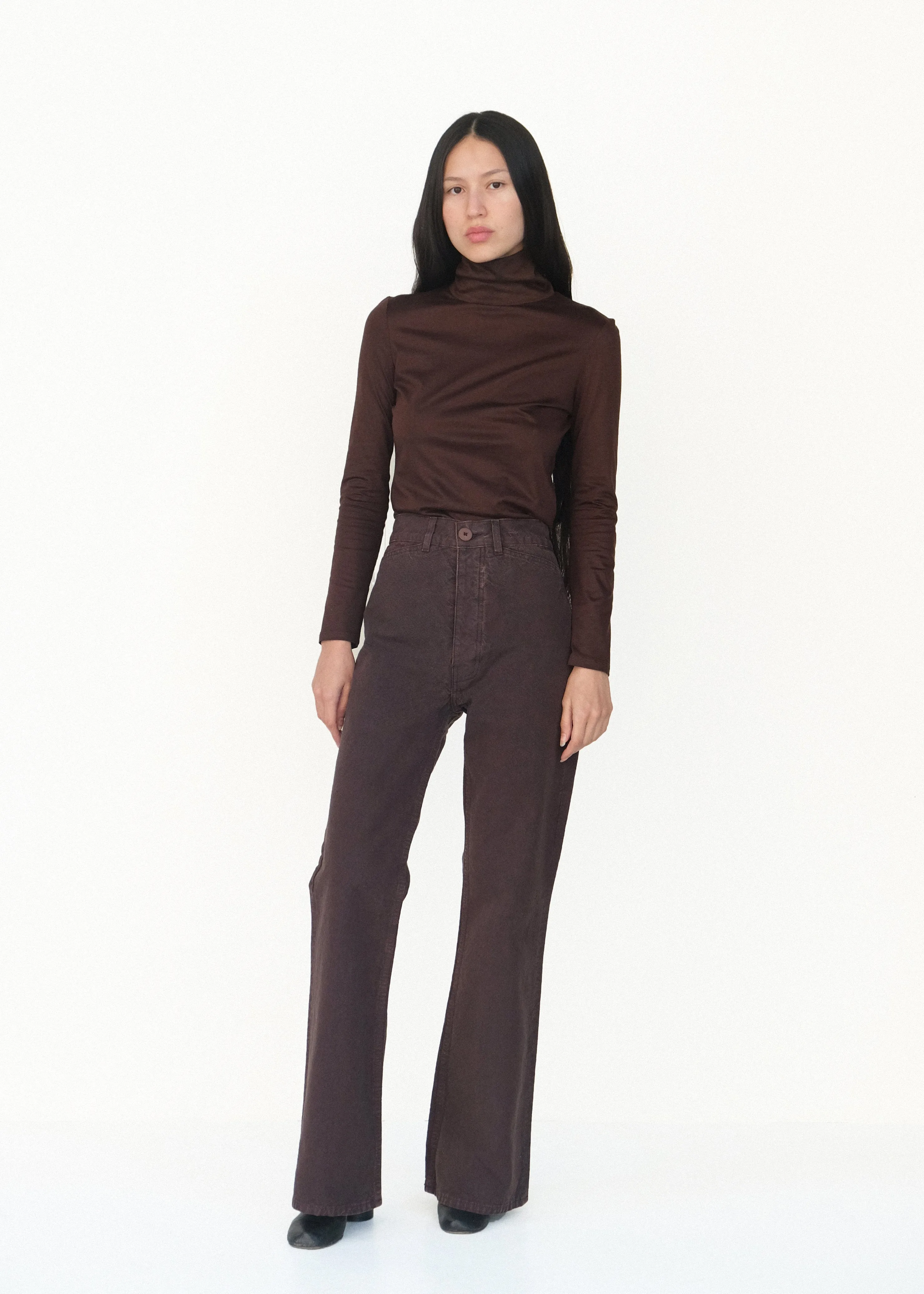 Classic Turtleneck - Raisin sold by Jesse Kamm product image thumbnail 2