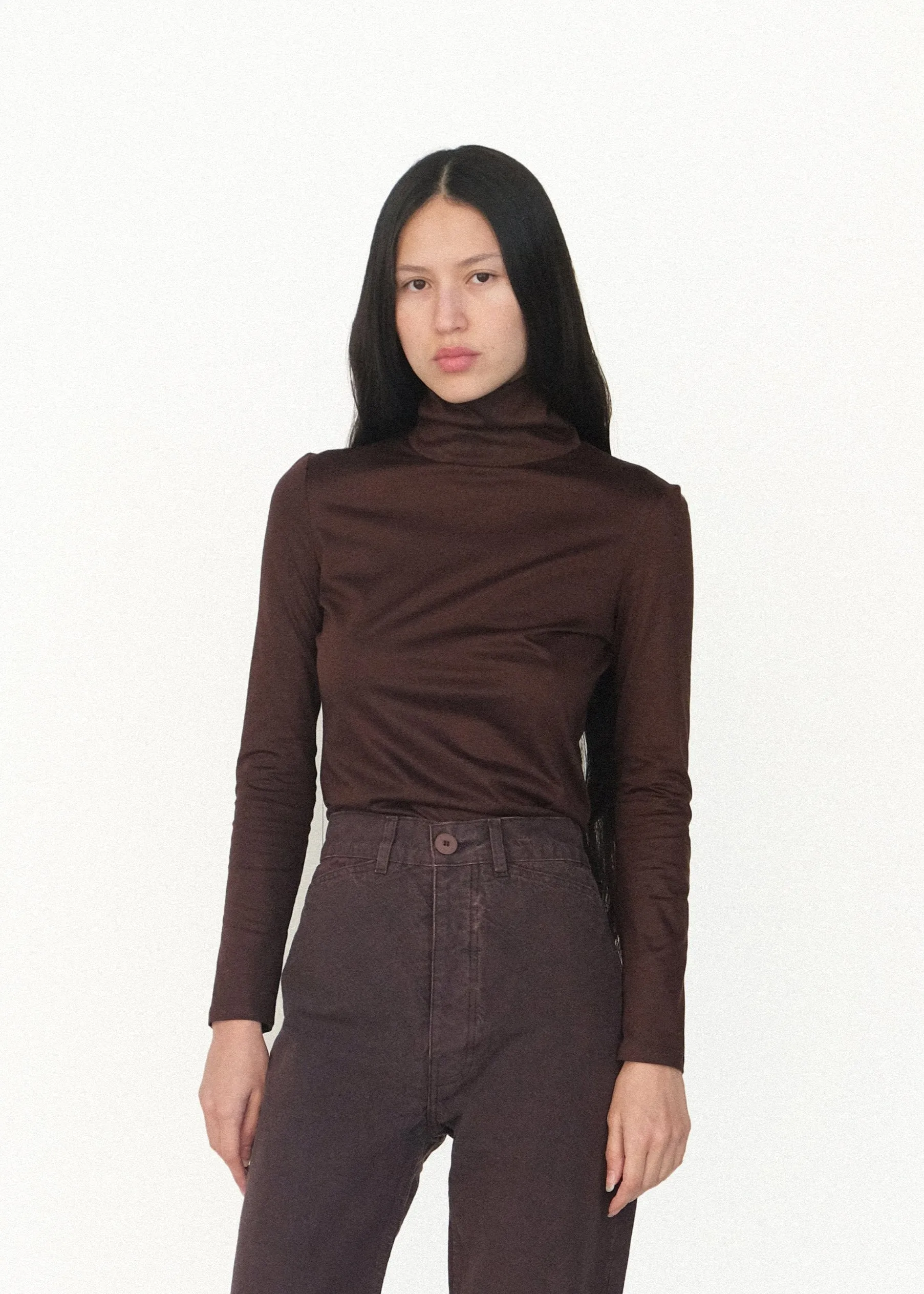 Classic Turtleneck - Raisin sold by Jesse Kamm