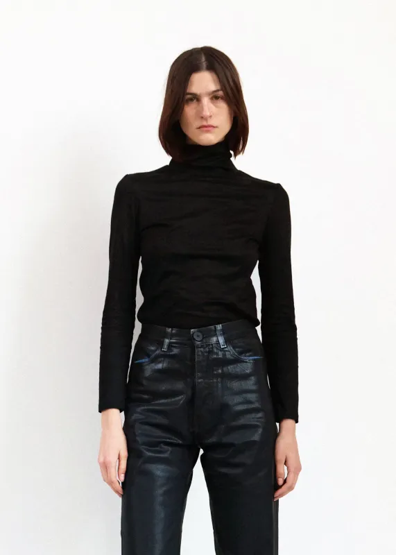 Classic Turtleneck - Black sold by Jesse Kamm