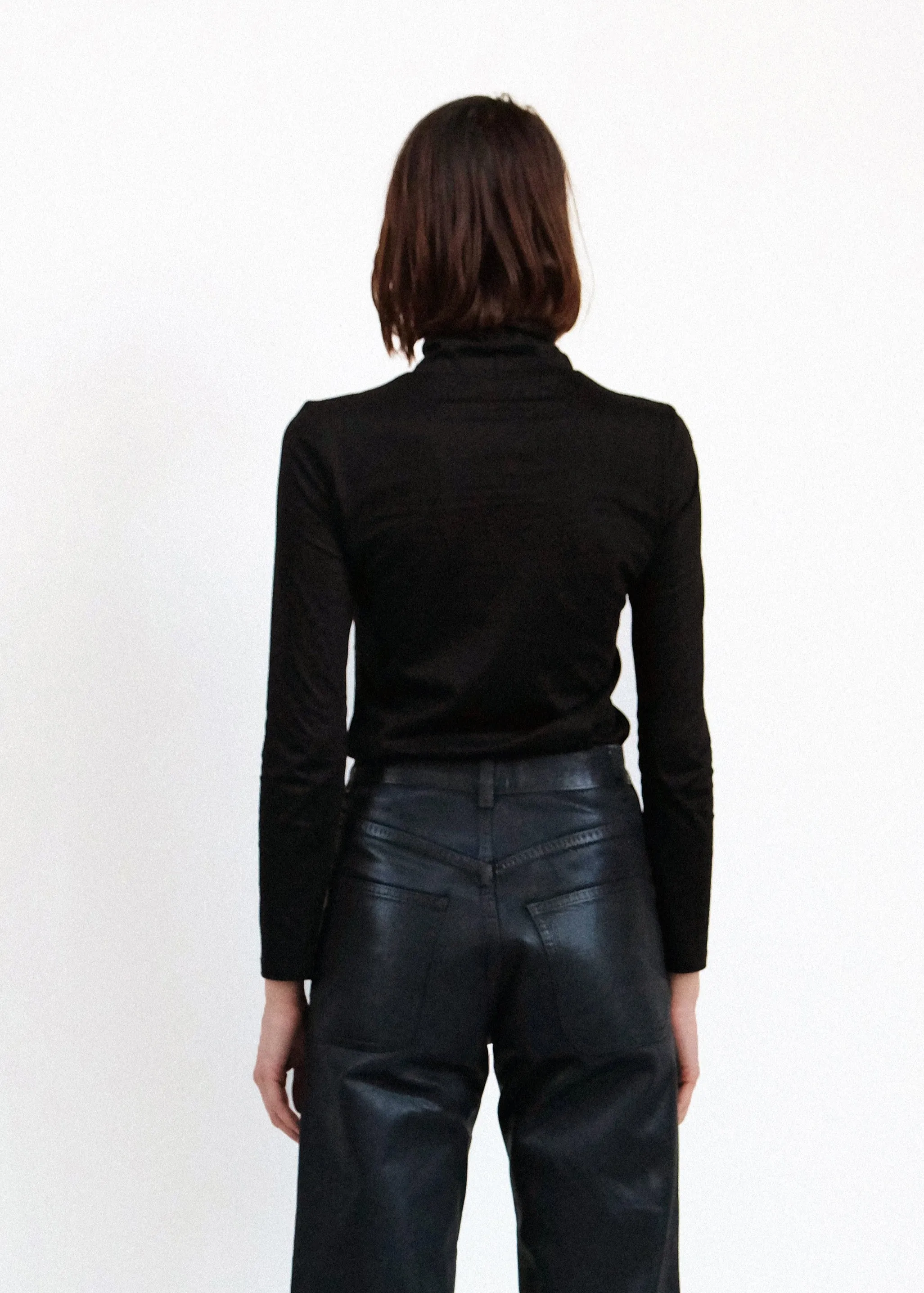 Classic Turtleneck - Black sold by Jesse Kamm product image thumbnail 3