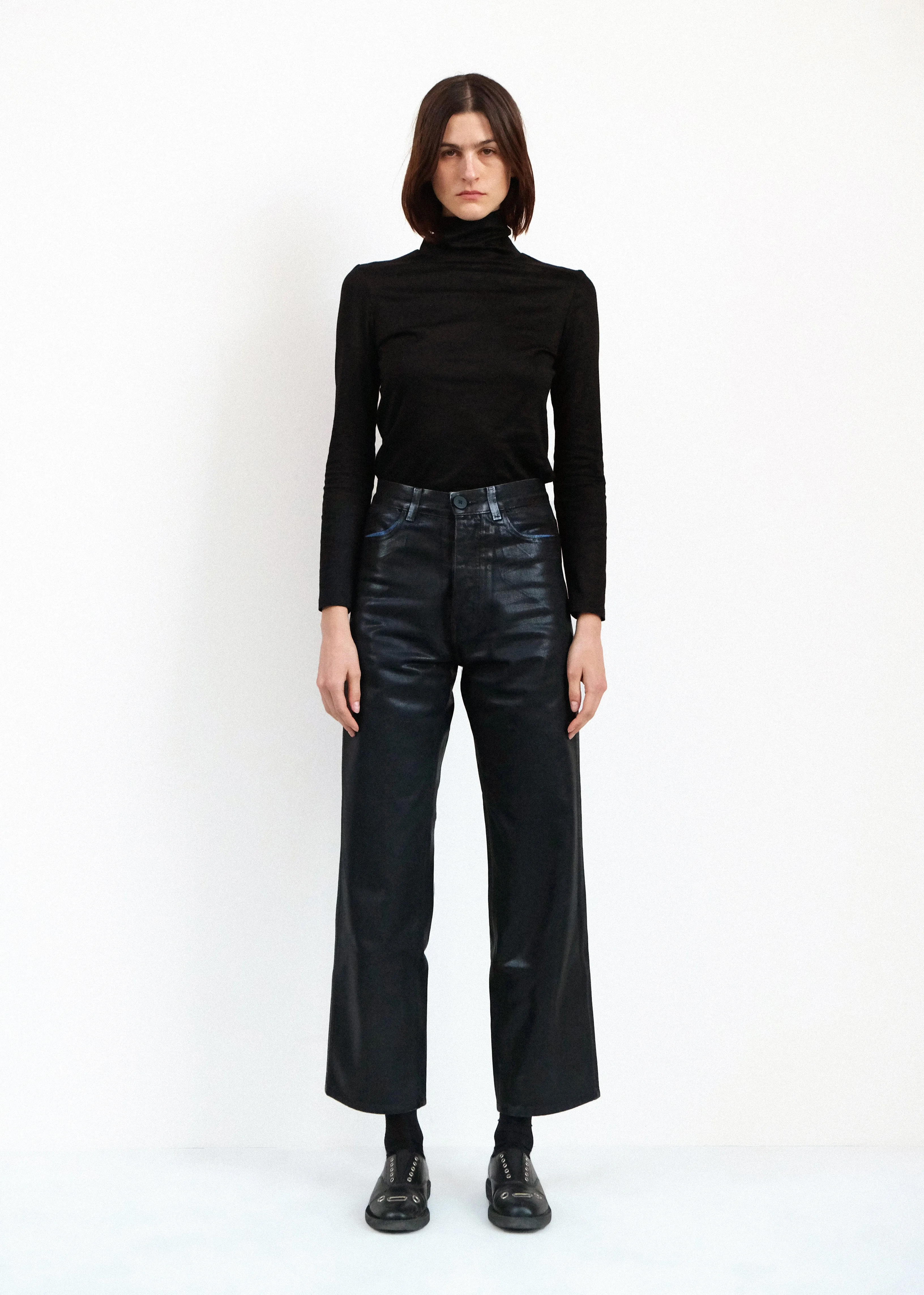 Classic Turtleneck - Black sold by Jesse Kamm product image thumbnail 4
