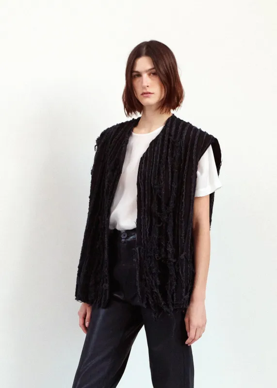 Baleen Vest - Black sold by Jesse Kamm
