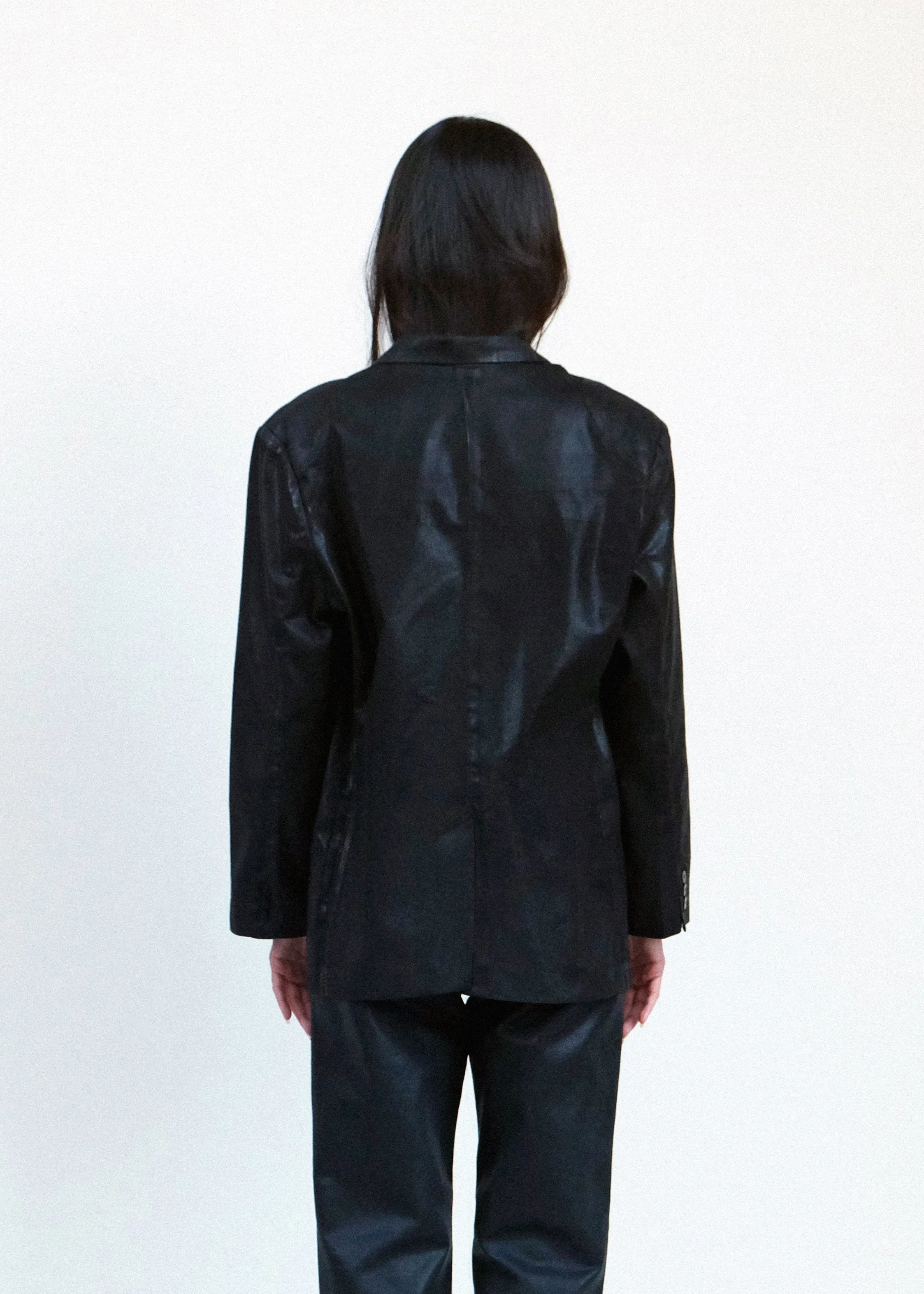 Fianna Blazer - Black Lacquer sold by Jesse Kamm product image thumbnail 5