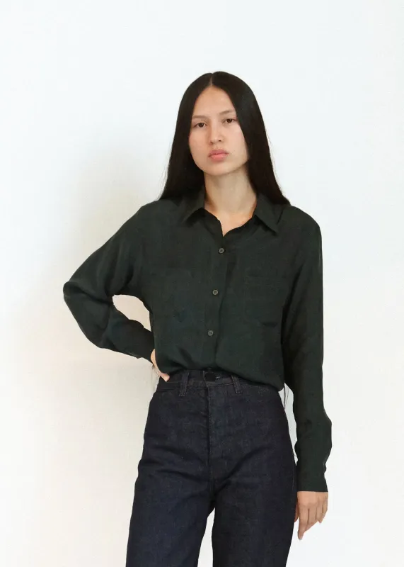 Georgio Button Down - Nori sold by Jesse Kamm