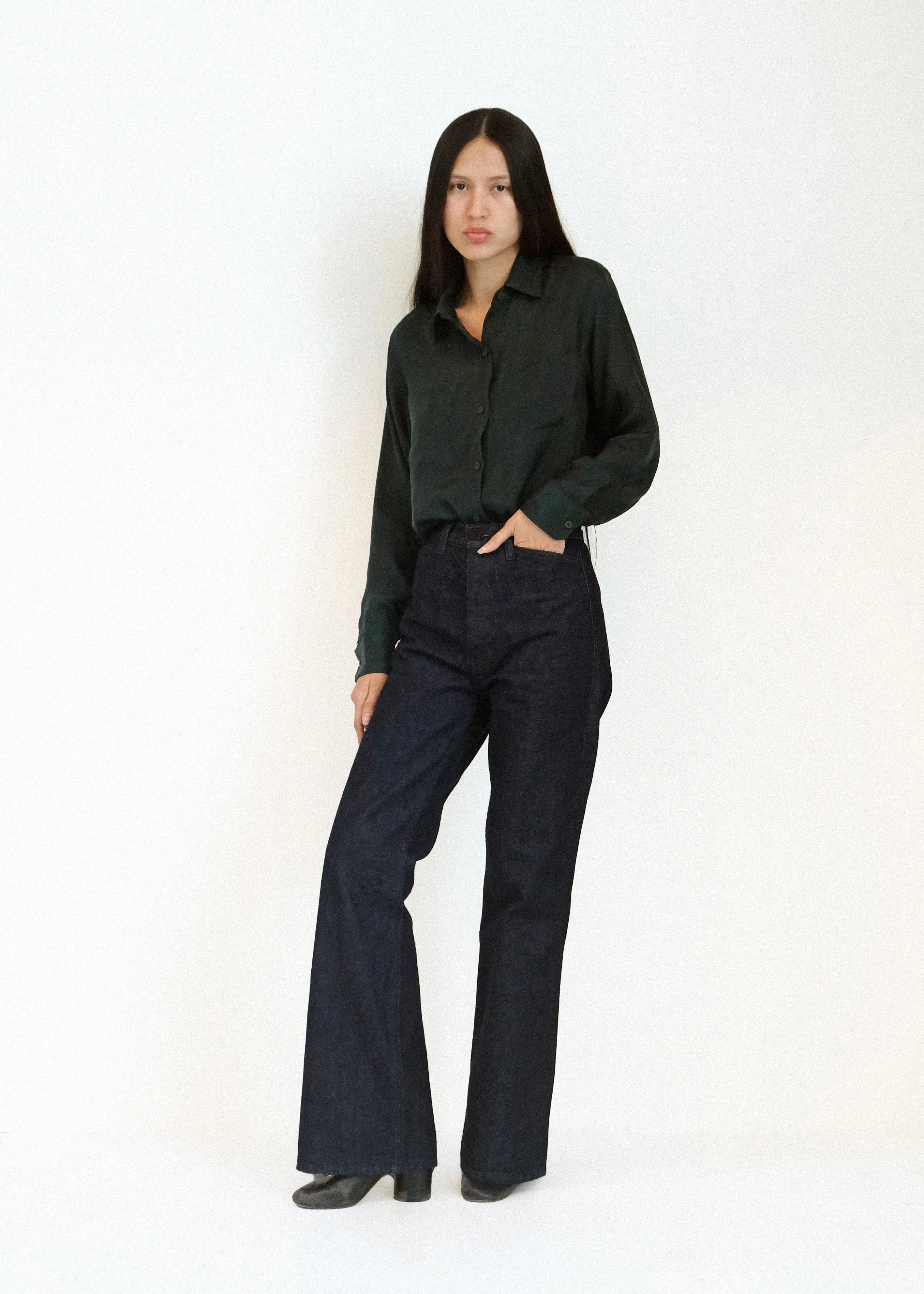 Georgio Button Down - Nori sold by Jesse Kamm product image thumbnail 3