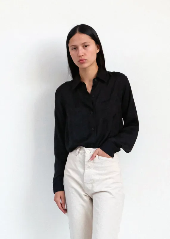 Georgio Button Down - Black sold by Jesse Kamm
