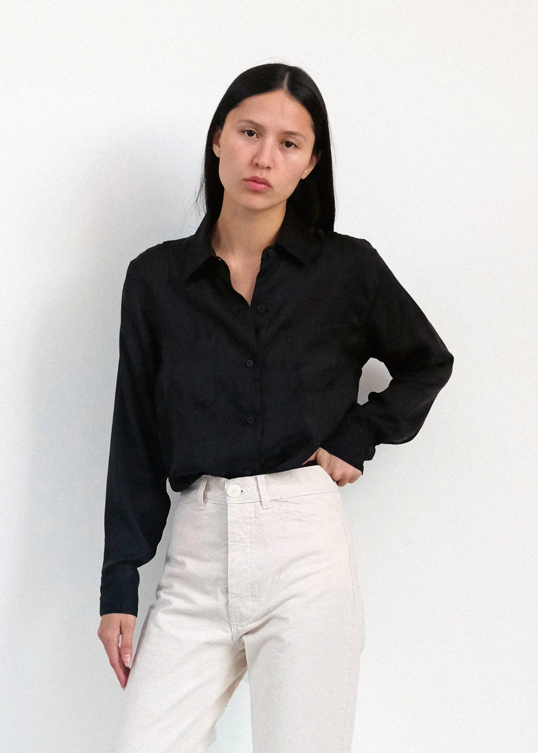 Georgio Button Down - Black sold by Jesse Kamm product image thumbnail 3