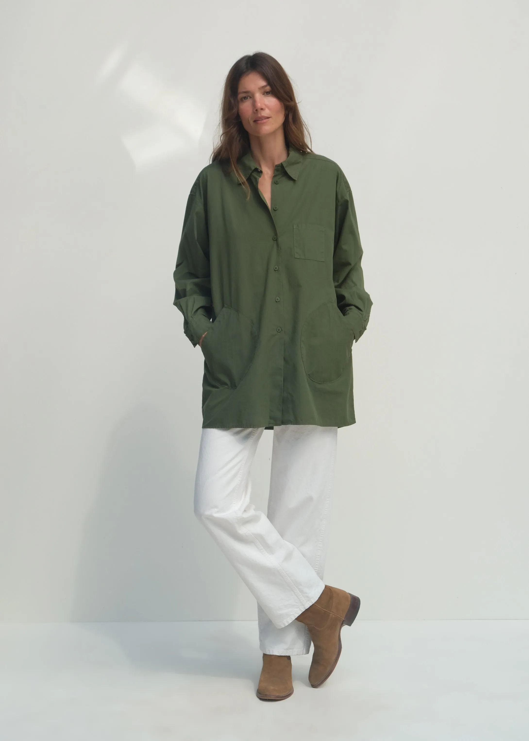 Okuda Shirt - Olive sold by Jesse Kamm product image thumbnail 2