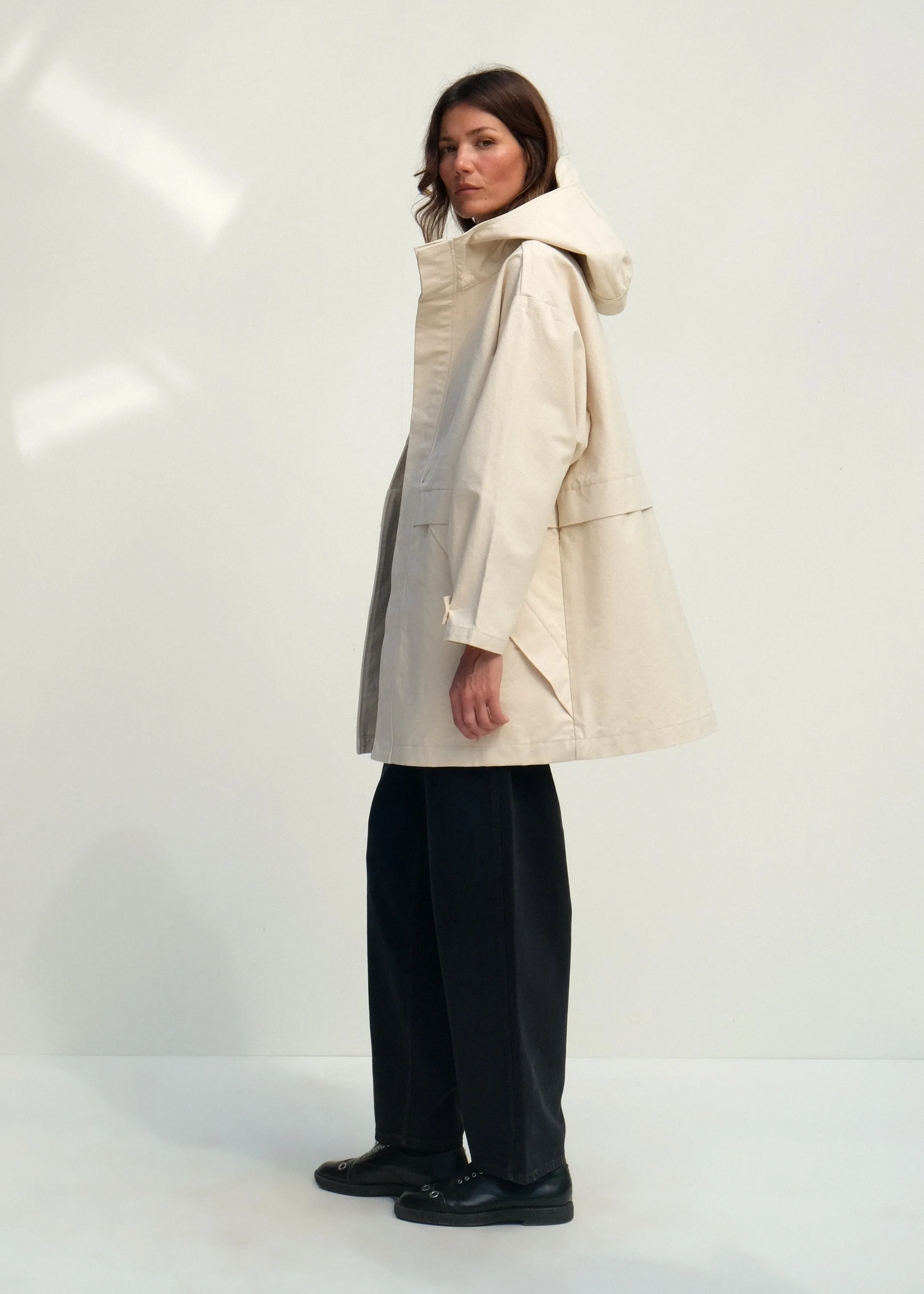 Oversized Andover Jacket - Natural sold by Jesse Kamm product image thumbnail 3