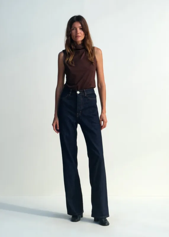 The Alta Jeans - Dark Blue Denim made by Jesse Kamm