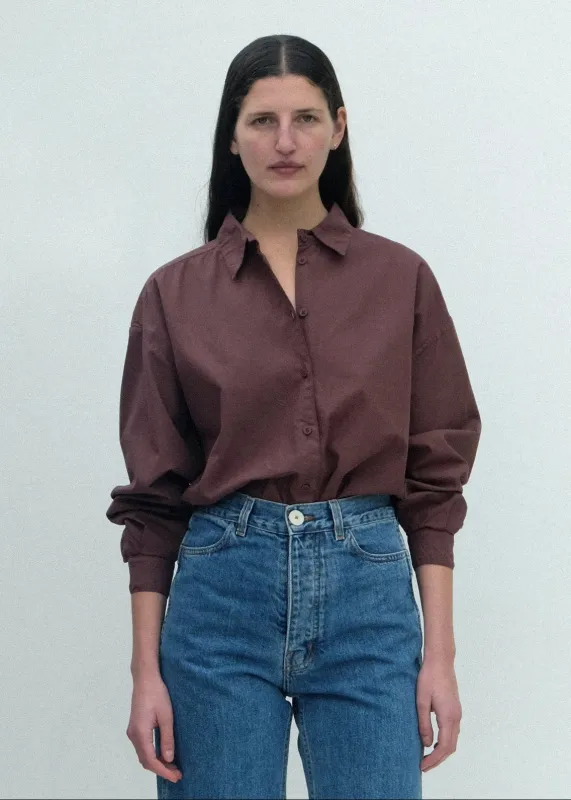 Alberta Shirt - Chocolate Brown sold by Jesse Kamm