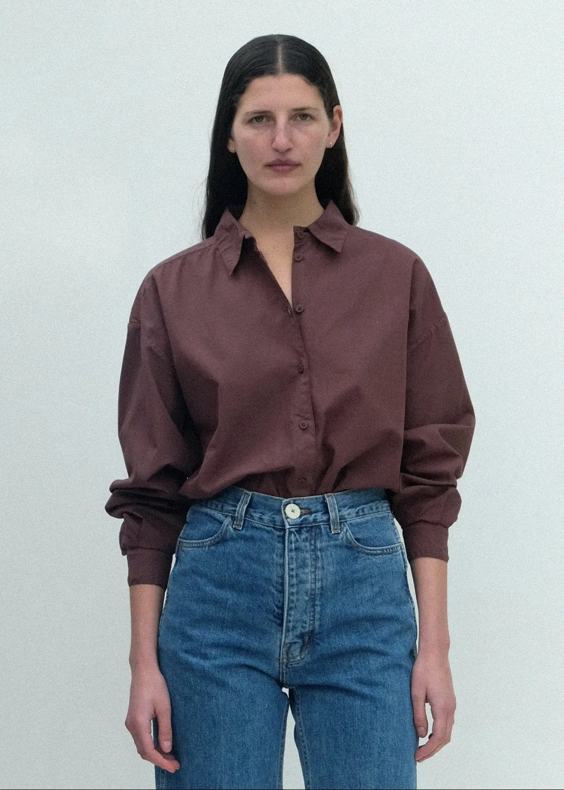 Alberta Shirt - Chocolate Brown sold by Jesse Kamm