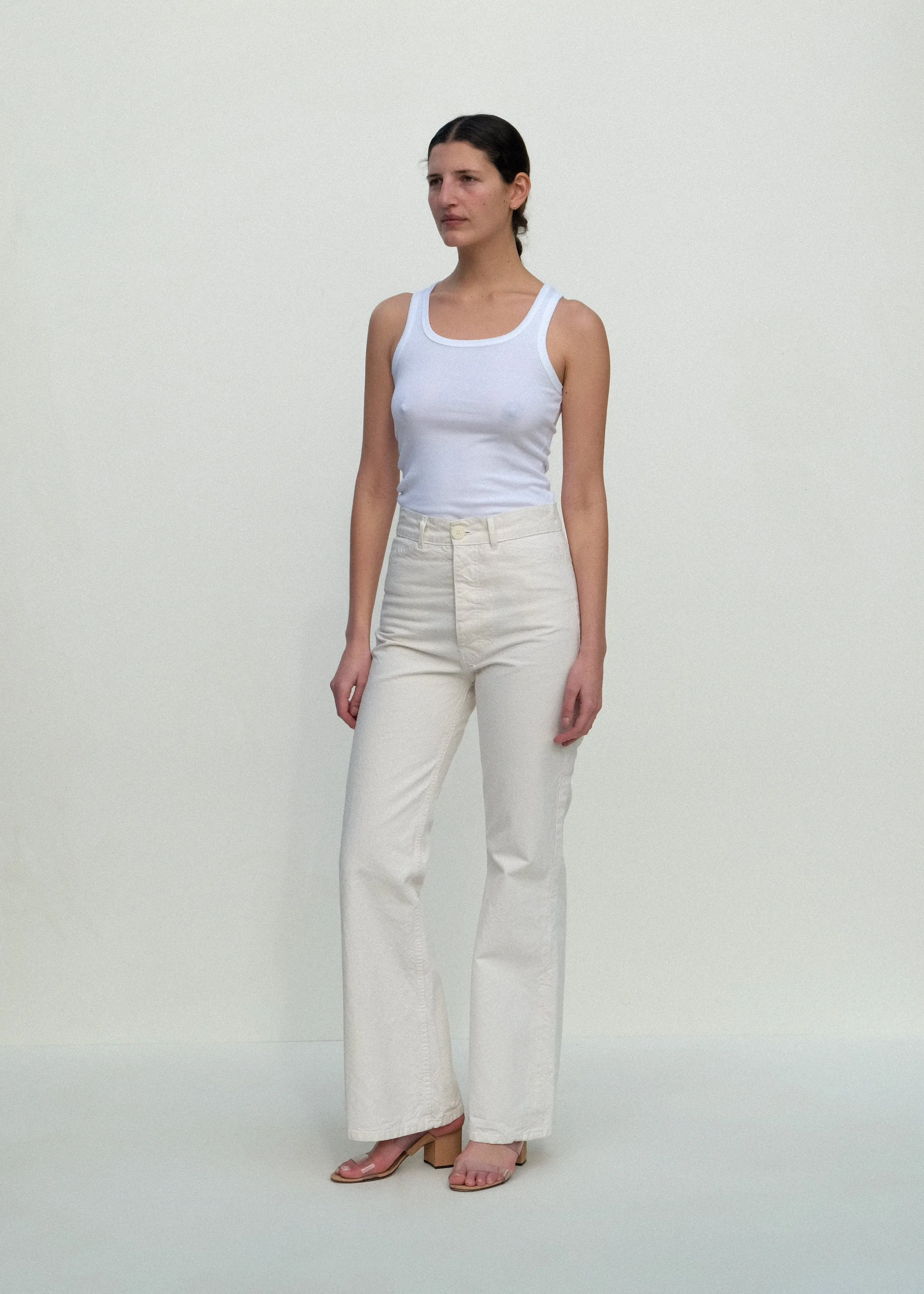 Les Deux Pants - Salt White sold by Jesse Kamm