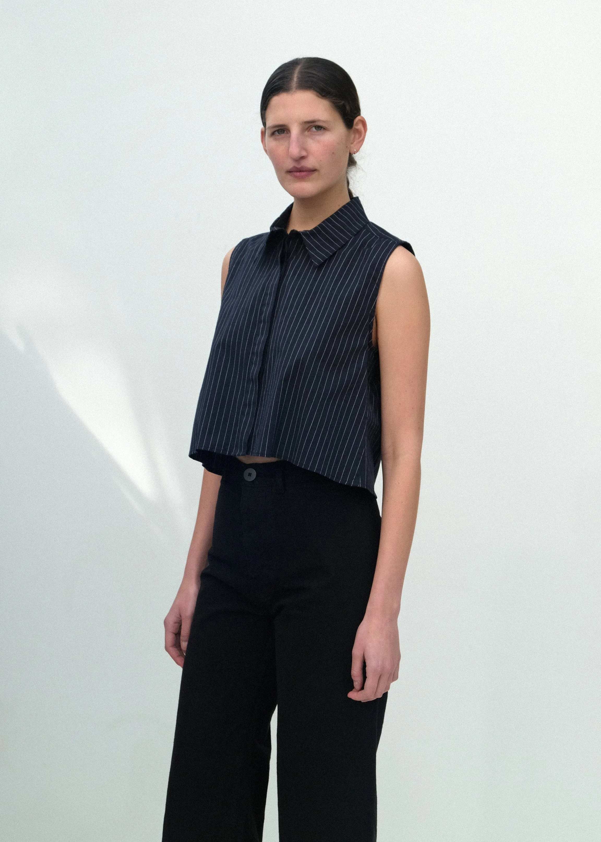 Ellis Top - Black Fine Stripe sold by Jesse Kamm product image thumbnail 4