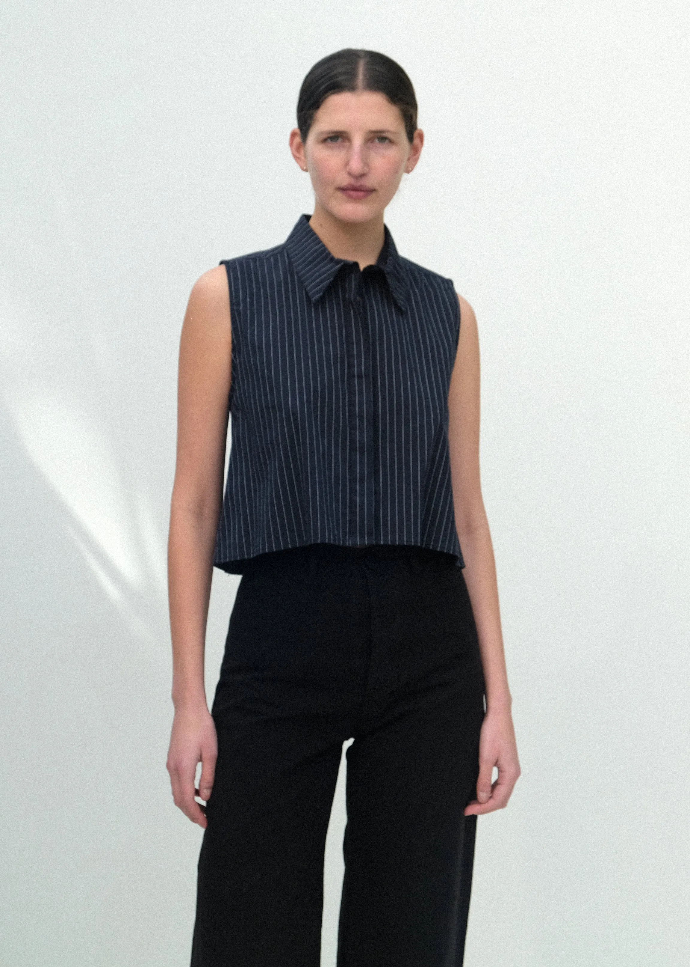 Ellis Top - Black Fine Stripe sold by Jesse Kamm product image thumbnail 3