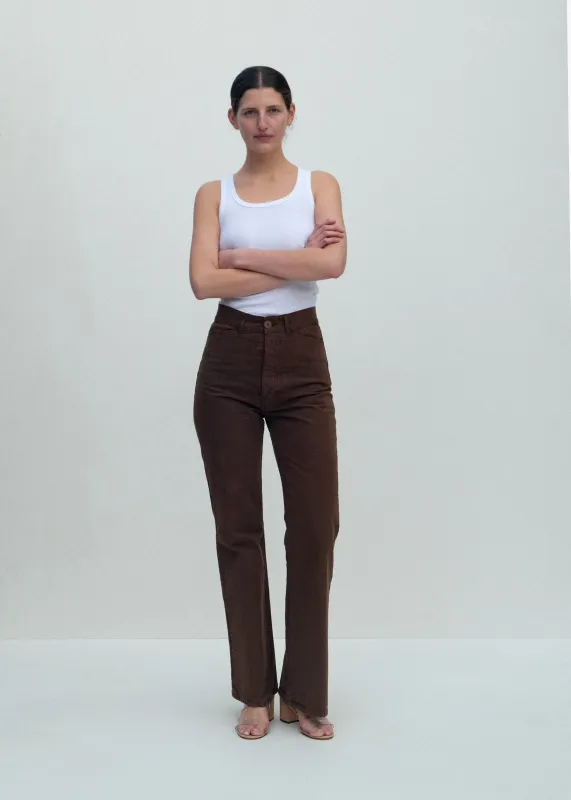 Les Deux Pants - Chocolate Brown made by Jesse Kamm